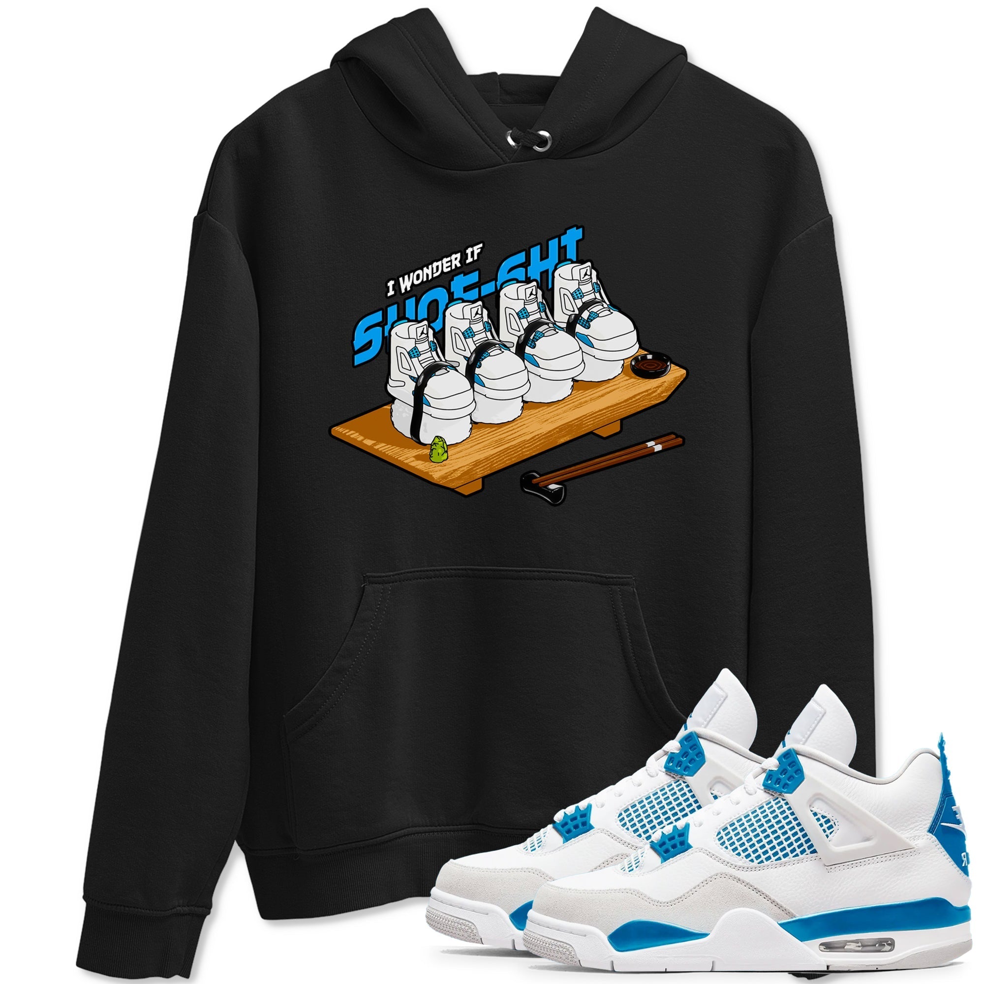 Shoe-Shi snkmatch Tees - Air Jordan 4 Military Blue