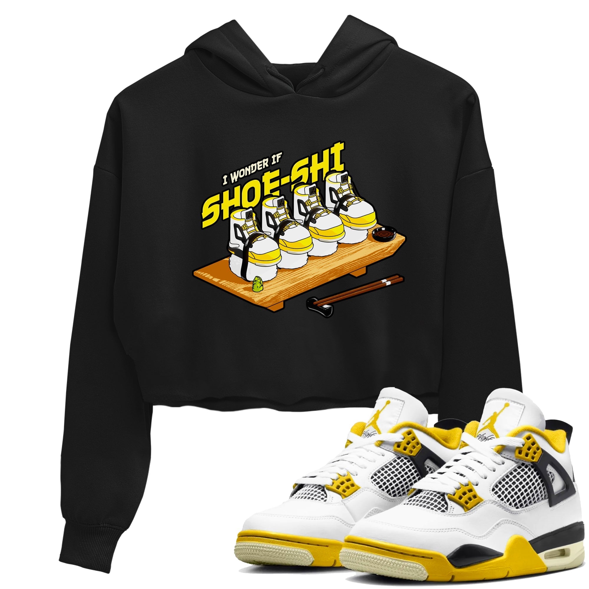 Shoe-Shi snkmatch Women's Top - Air Jordan 4 Vivid Sulfur