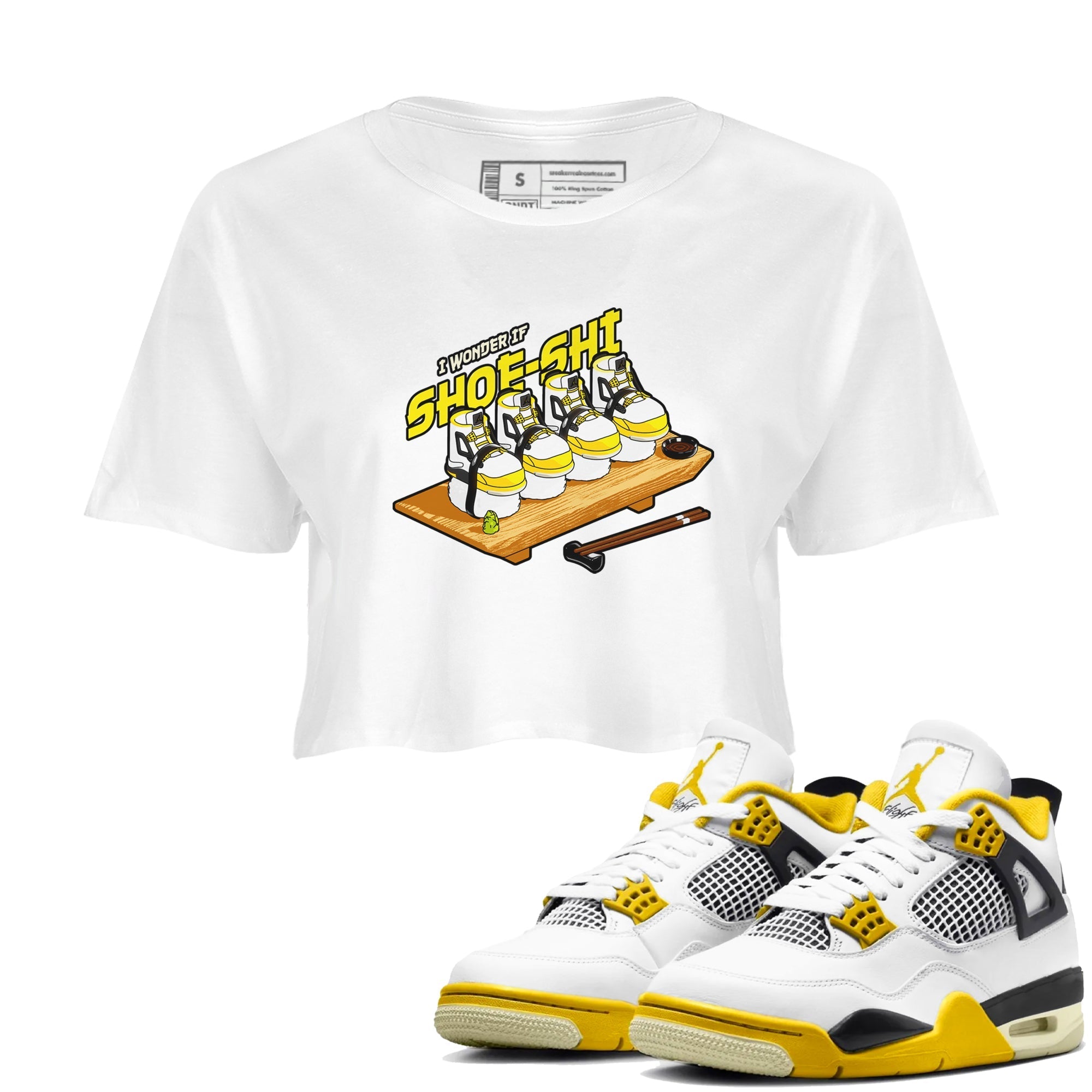 Shoe-Shi snkmatch Women's Top - Air Jordan 4 Vivid Sulfur