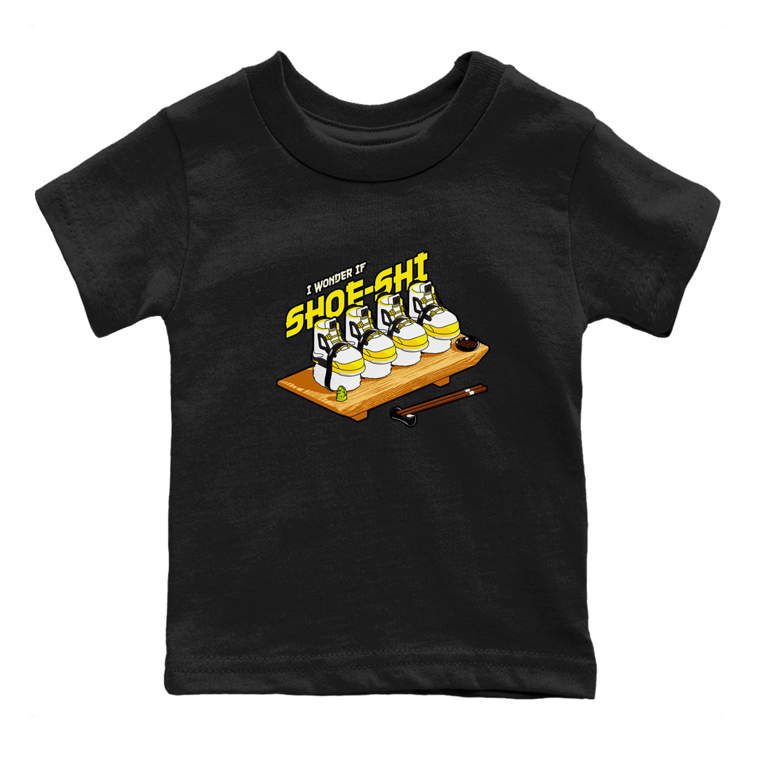 Shoe-Shi snkmatch Tees Kids - Air Jordan 4 Vivid Sulfur