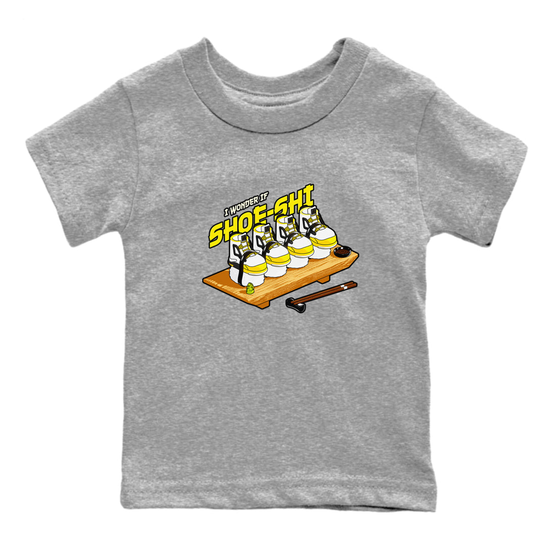 Shoe-Shi snkmatch Tees Kids - Air Jordan 4 Vivid Sulfur