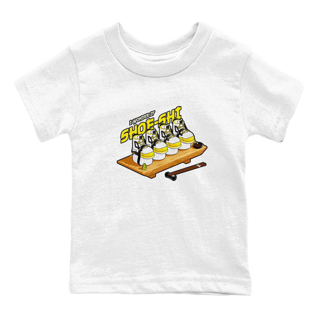 Shoe-Shi snkmatch Tees Kids - Air Jordan 4 Vivid Sulfur