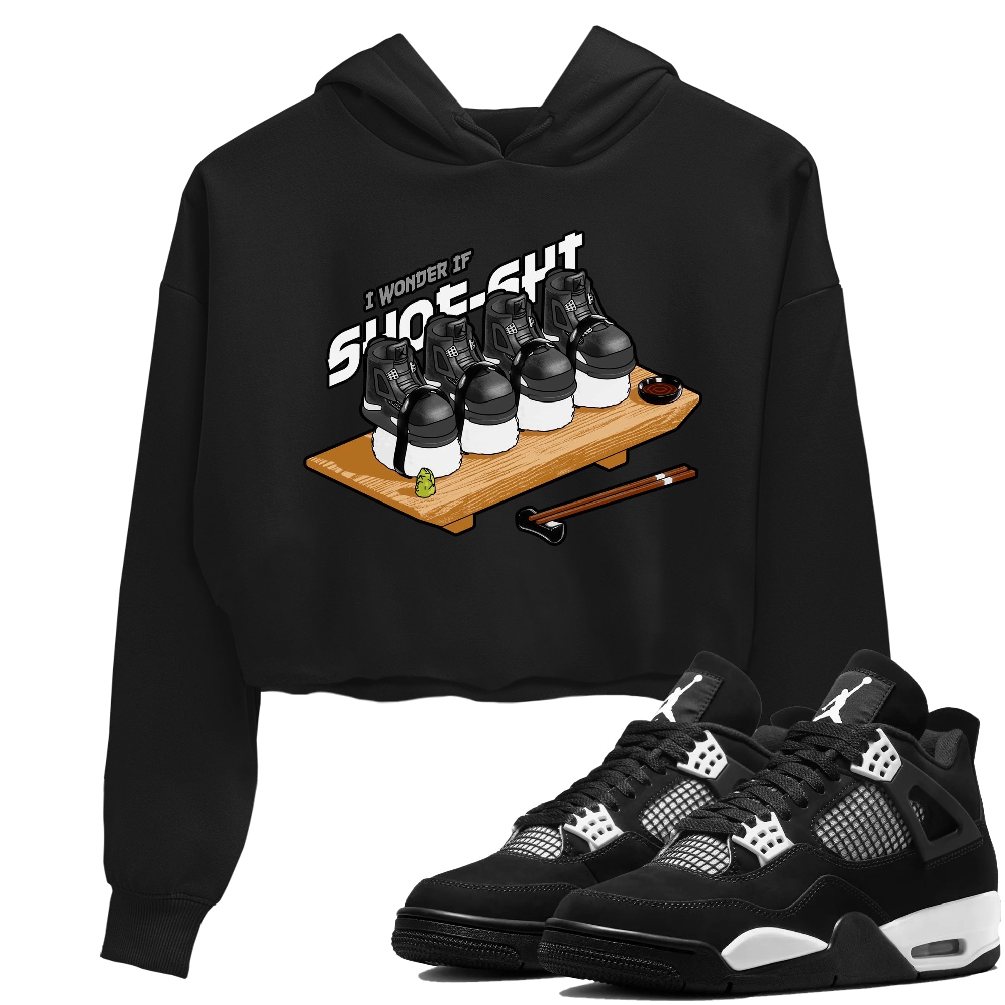 Shoe-Shi snkmatch Women's Top - Air Jordan 4 White Thunder