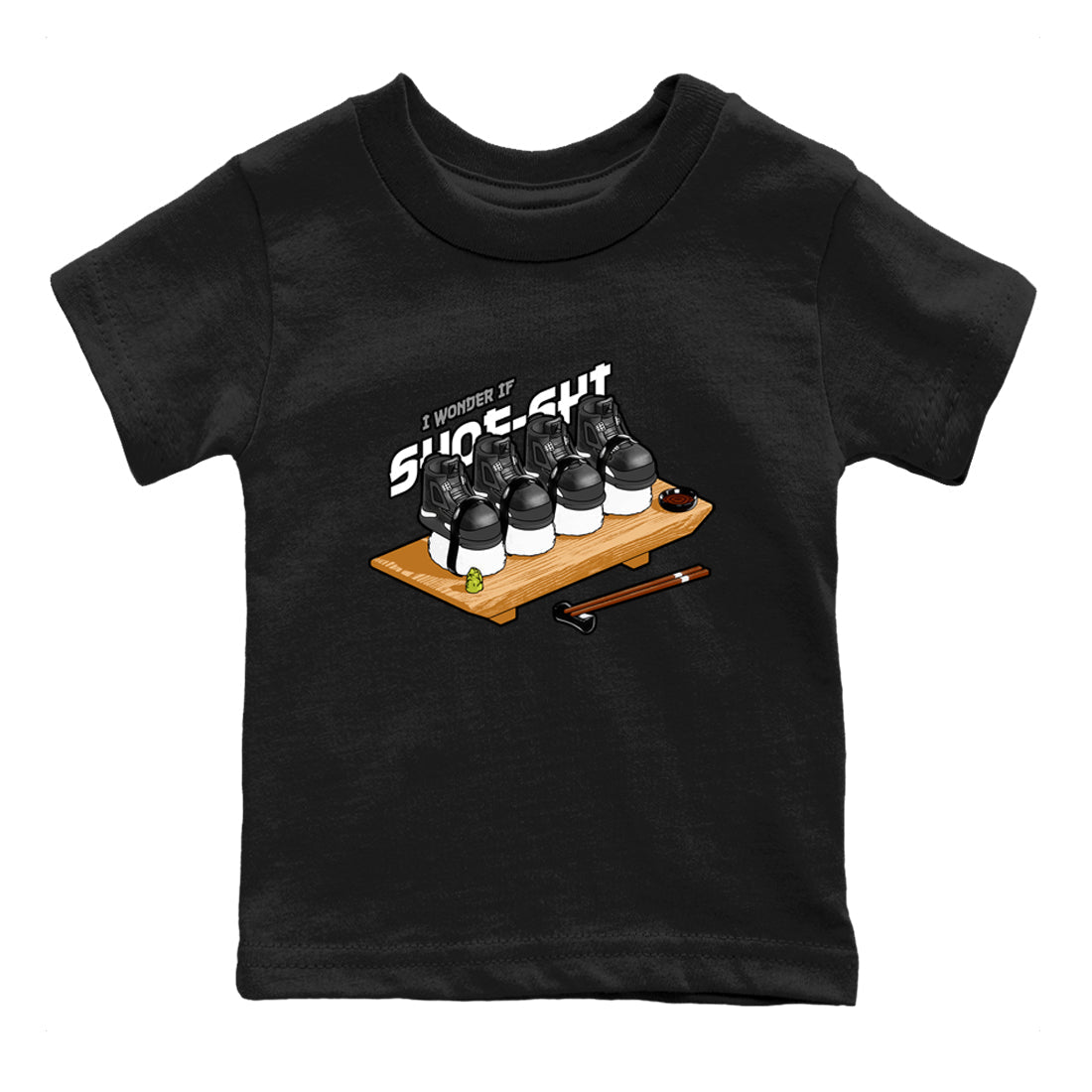 Shoe-Shi snkmatch Tees Kids - Air Jordan 4 White Thunder
