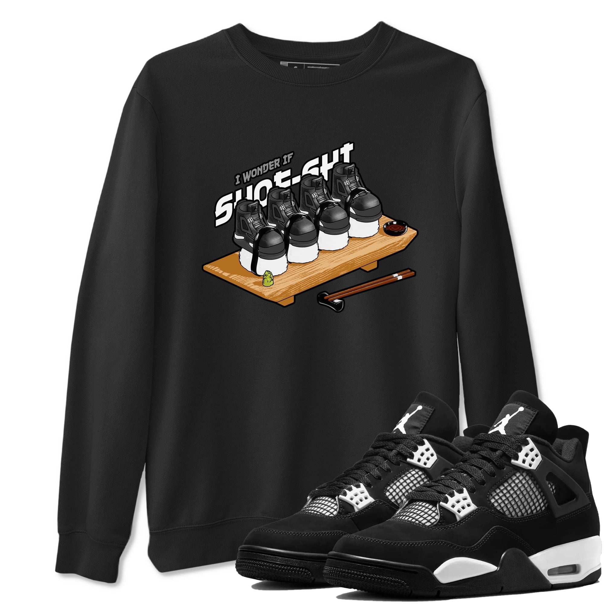 Shoe-Shi snkmatch Tees - Air Jordan 4 White Thunder