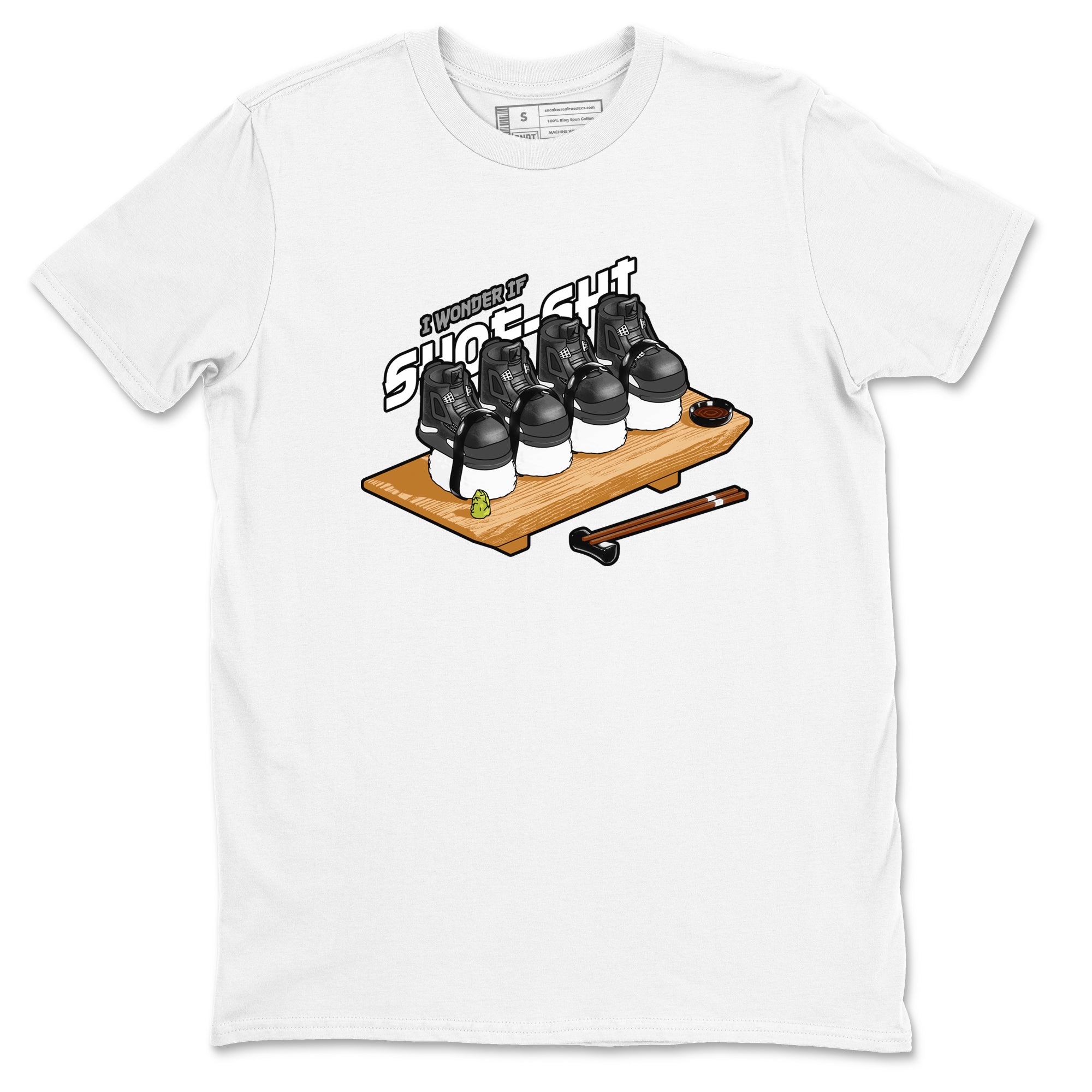 Shoe-Shi snkmatch Tees - Air Jordan 4 White Thunder