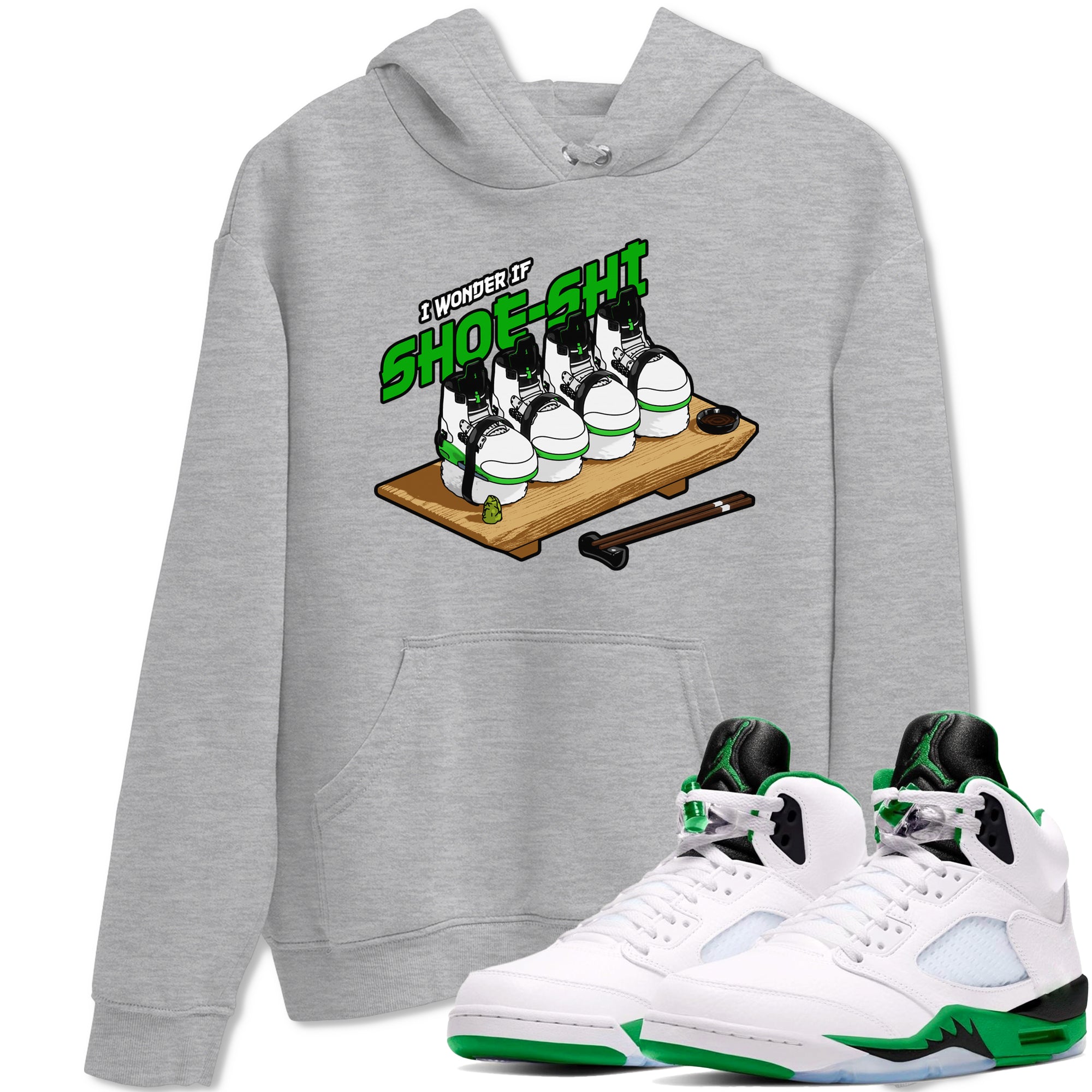Shoe-Shi snkmatch Tee - Air Jordan 5 Lucky Green