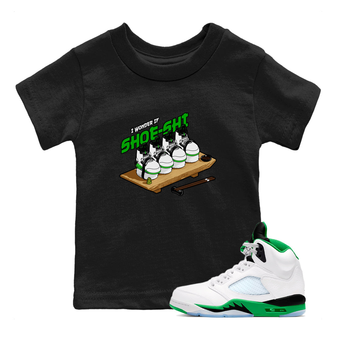 Shoe-Shi snkmatch Tee Kids - Air Jordan 5 Lucky Green