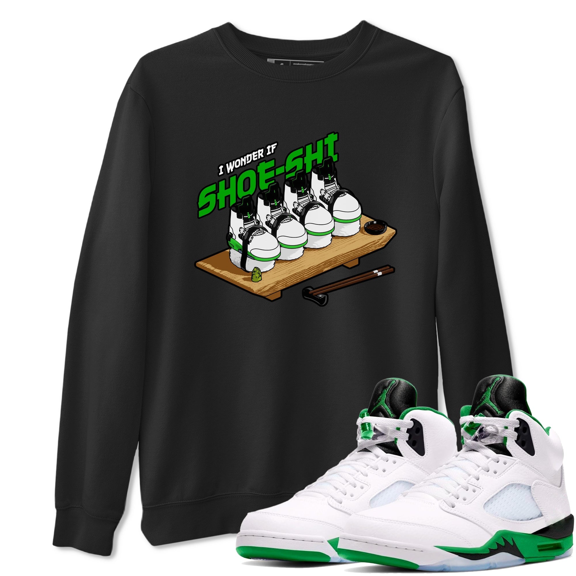 Shoe-Shi snkmatch Tee - Air Jordan 5 Lucky Green