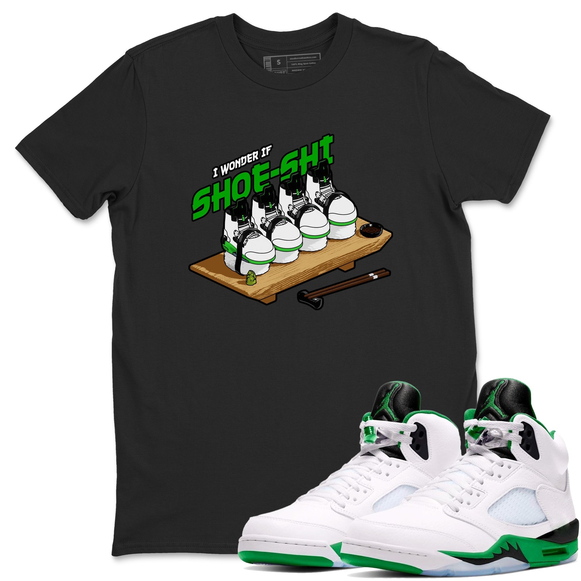 Shoe-Shi snkmatch Tee - Air Jordan 5 Lucky Green