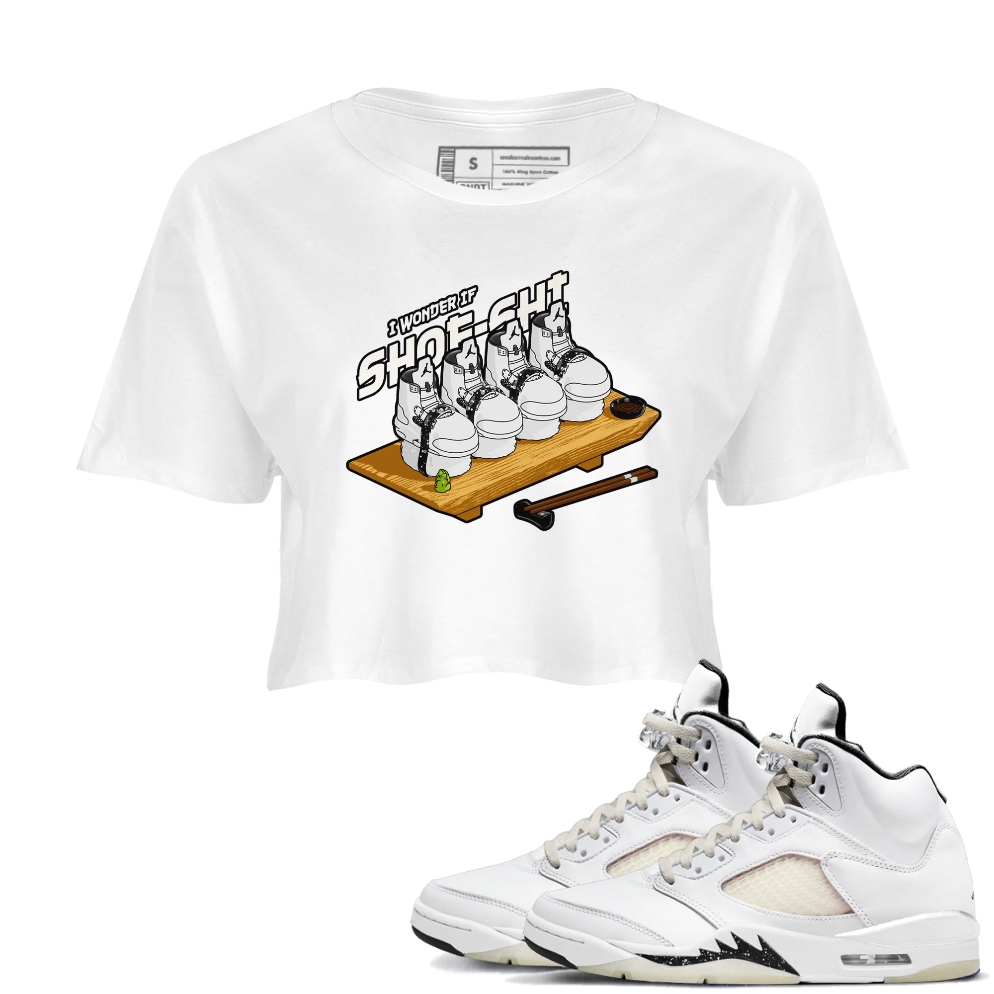 Shoe-Shi snkmatch Women's Top - Air Jordan 5 Sail