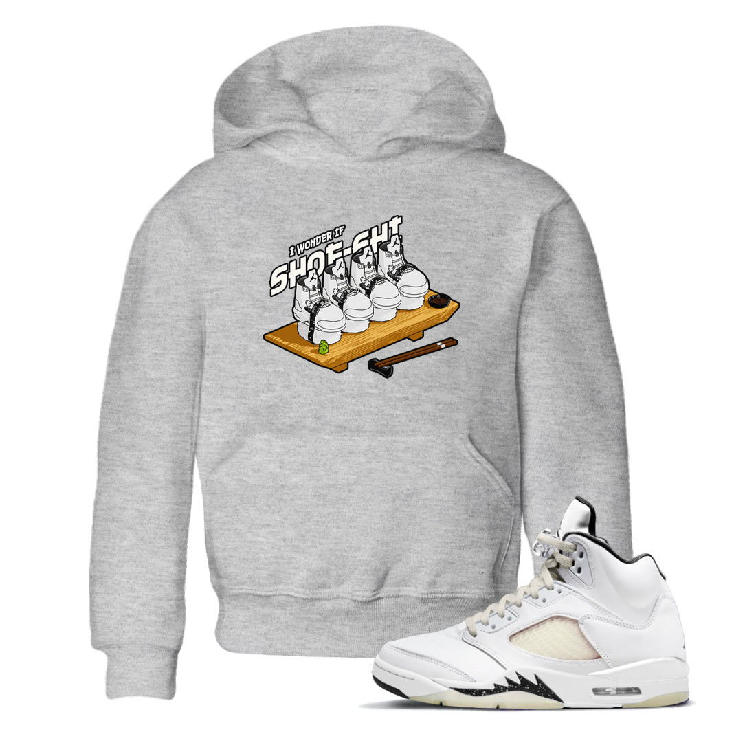 Shoe-Shi snkmatch Tees Kids - Air Jordan 5 Sail