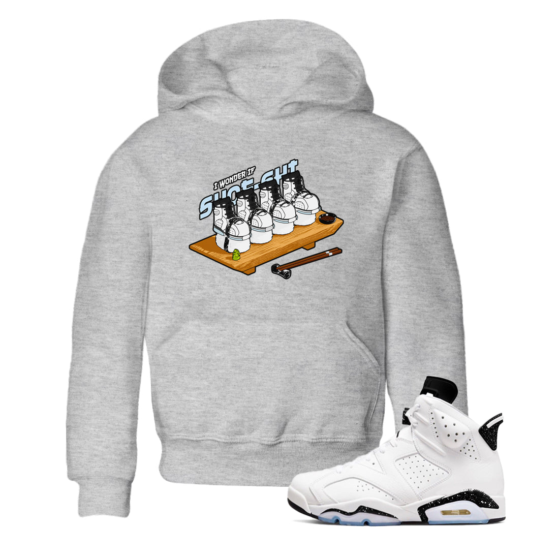 Shoe-Shi snkmatch Tees Kids - Air Jordan 6 White Black
