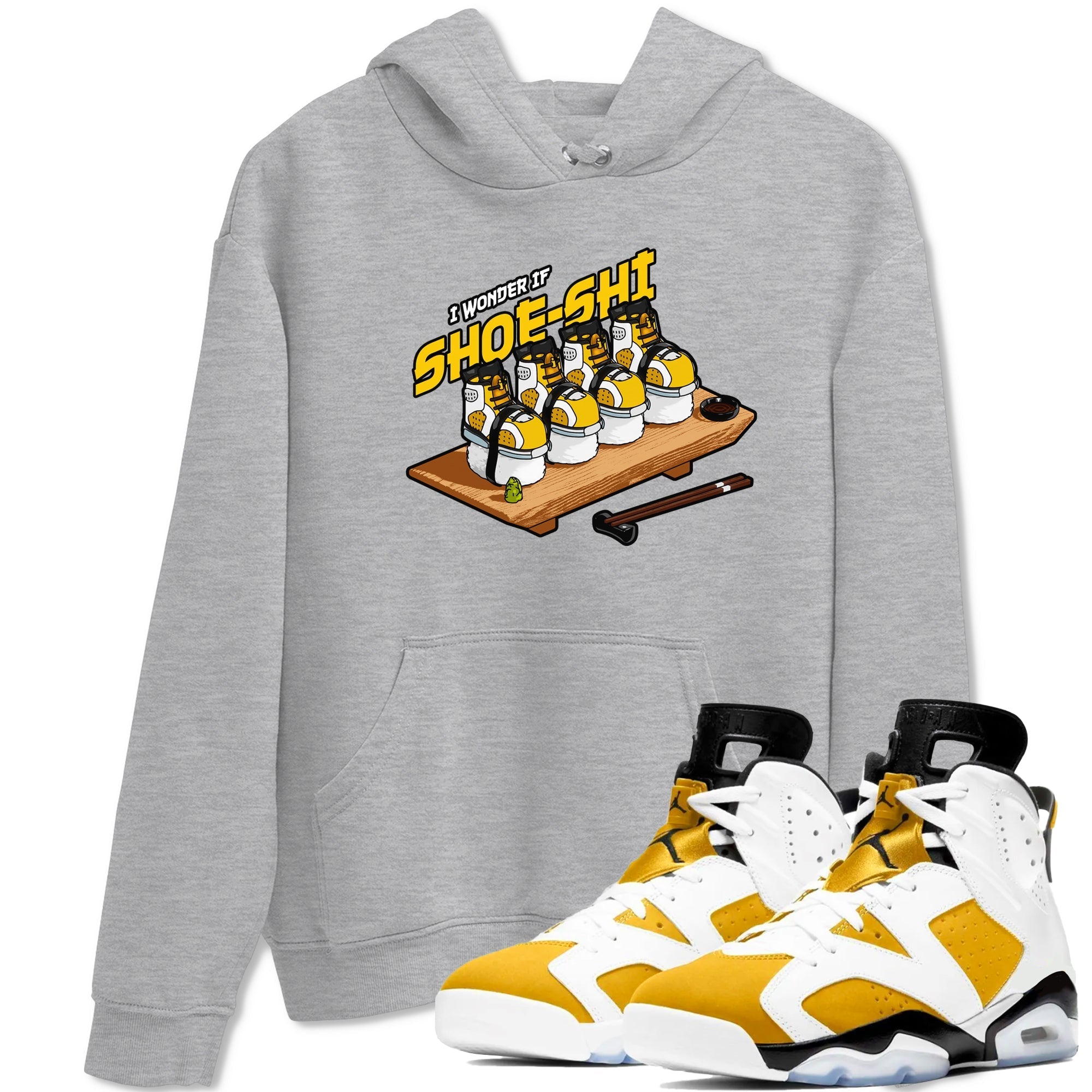Shoe-Shi snkmatch Tee - Air Jordan 6 Yellow Ochre