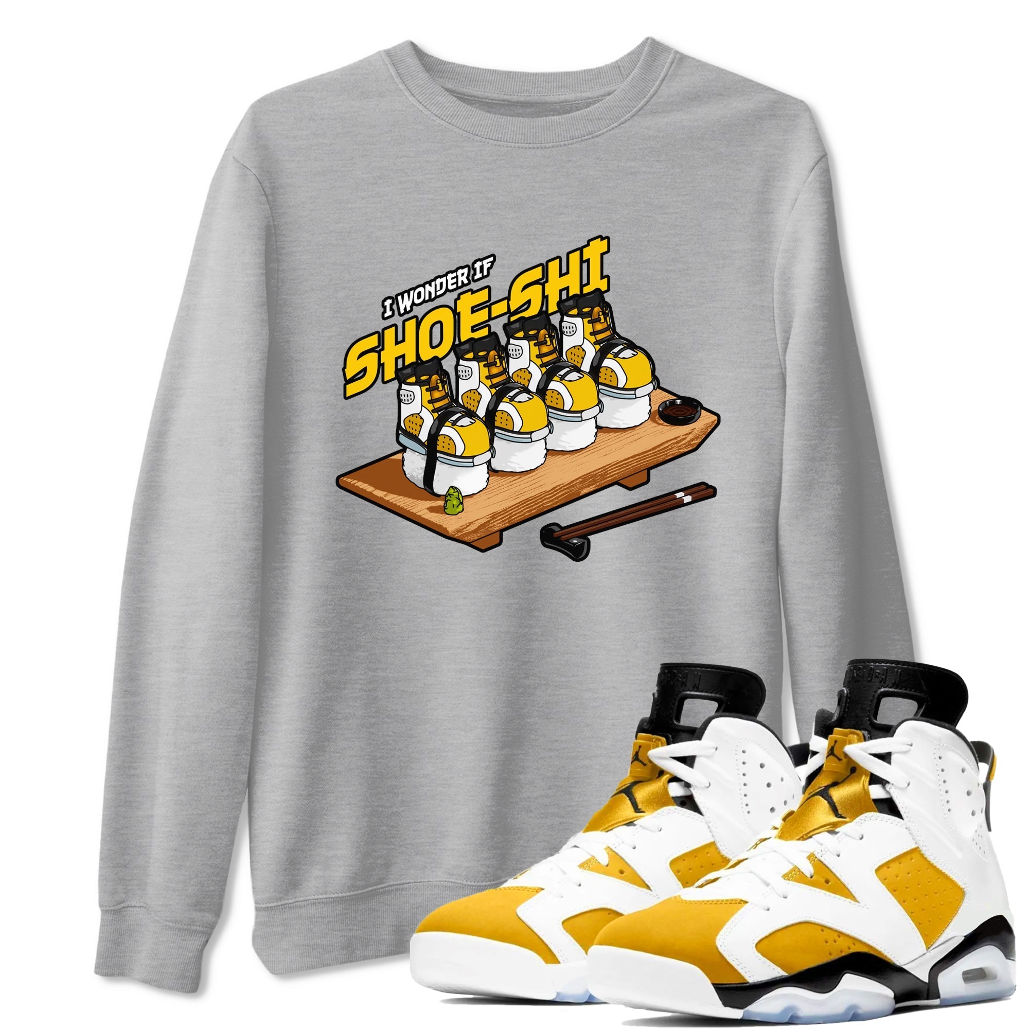 Shoe-Shi snkmatch Tee - Air Jordan 6 Yellow Ochre