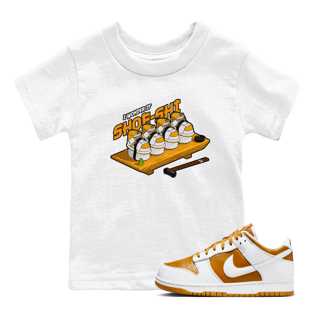 Shoe-Shi snkmatch Tees Kids - Dunk Dark Curry