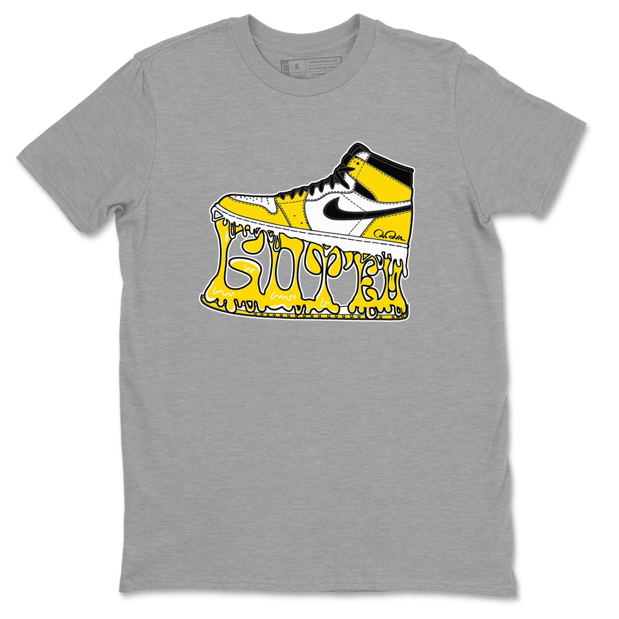 Shoe Stuck snkmatch Tees - Air Jordan 1 Yellow Ochre
