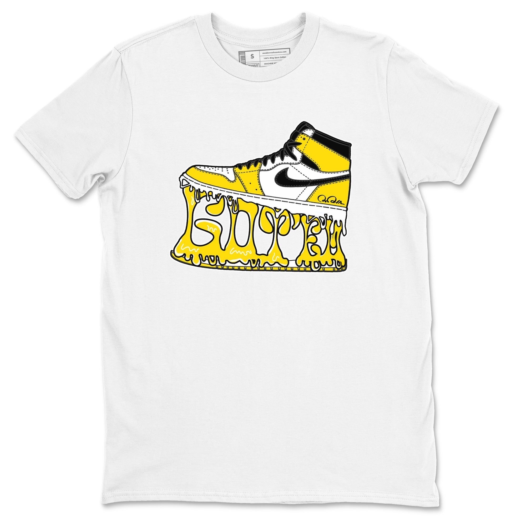 Shoe Stuck snkmatch Tees - Air Jordan 1 Yellow Ochre