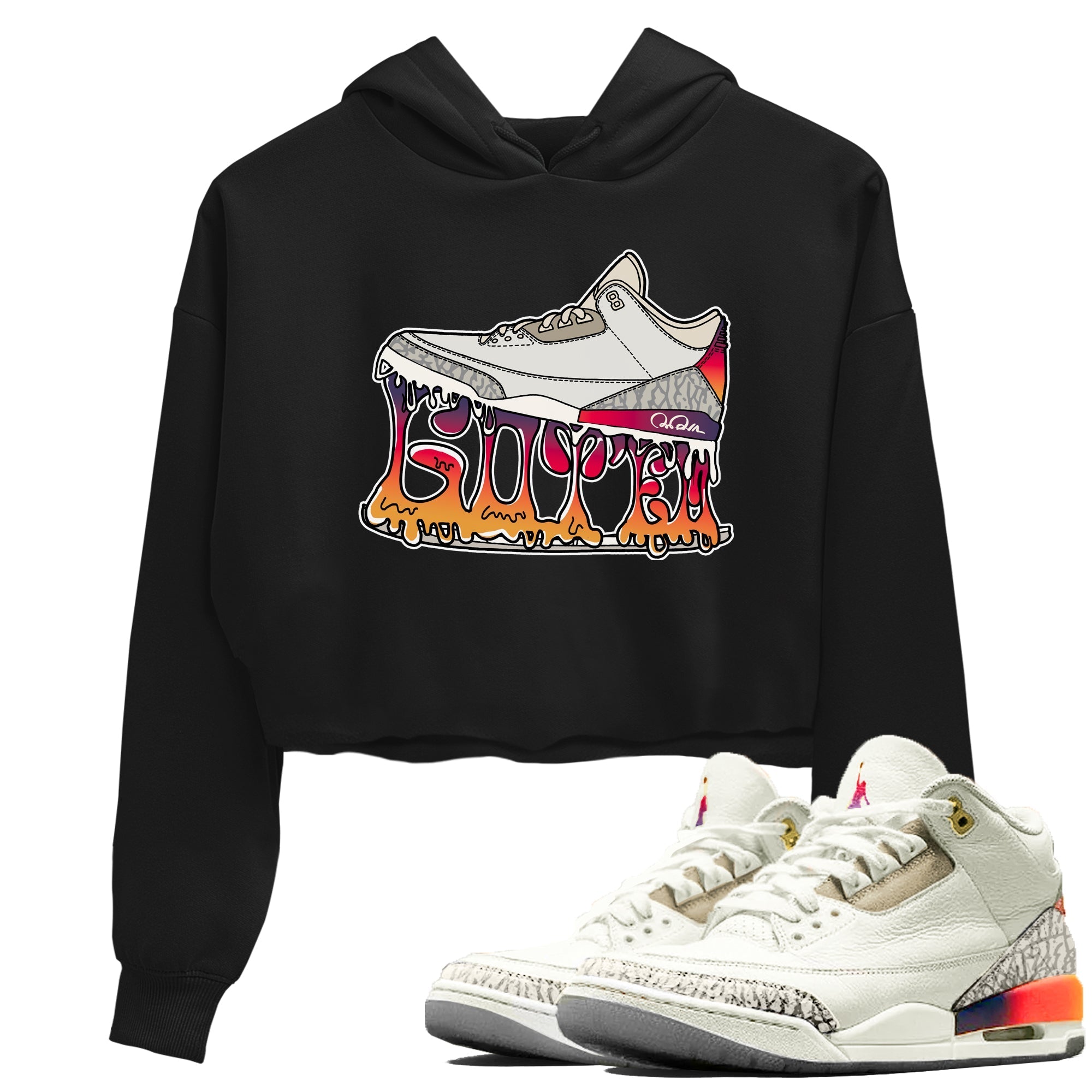 Shoe Stuck snkmatch Women's Top - Air Jordan 3 J Balvin