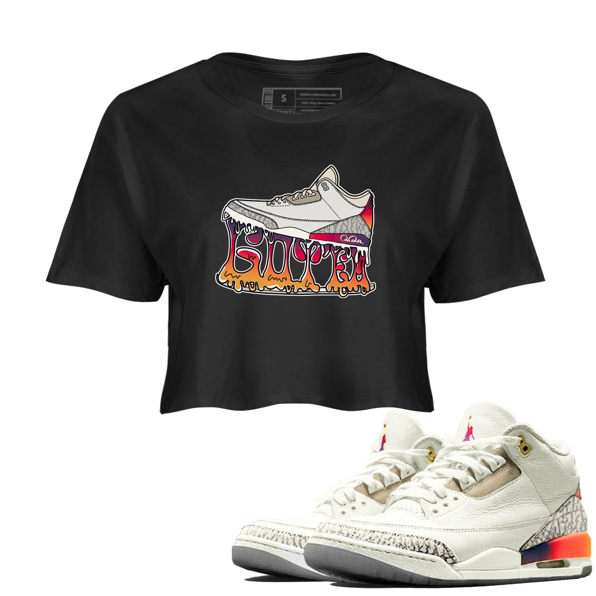 Shoe Stuck snkmatch Women's Top - Air Jordan 3 J Balvin