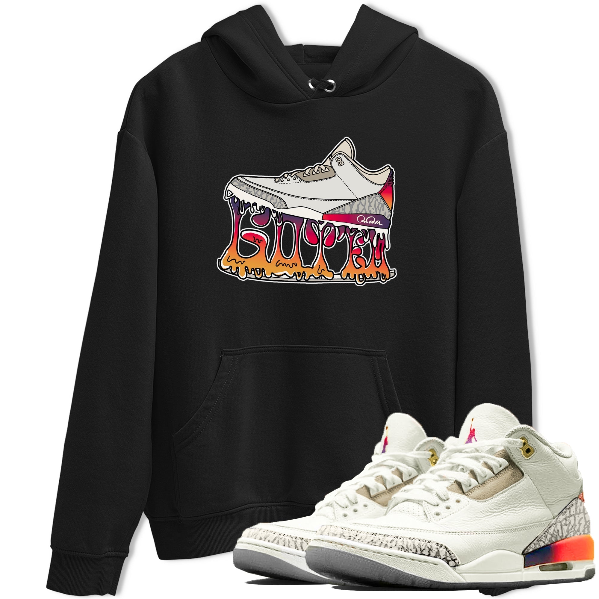 Shoe Stuck snkmatch Tee - Air Jordan 3 J Balvin