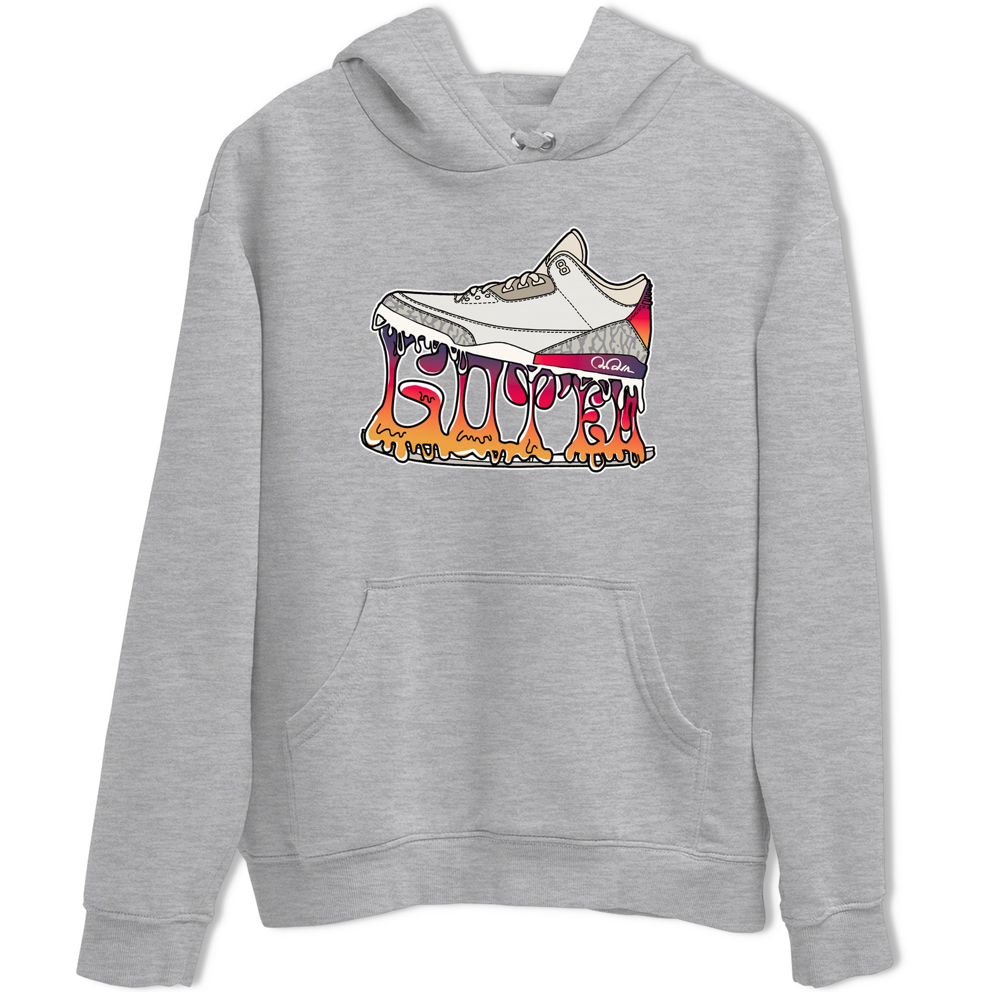 Shoe Stuck snkmatch Tee - Air Jordan 3 J Balvin
