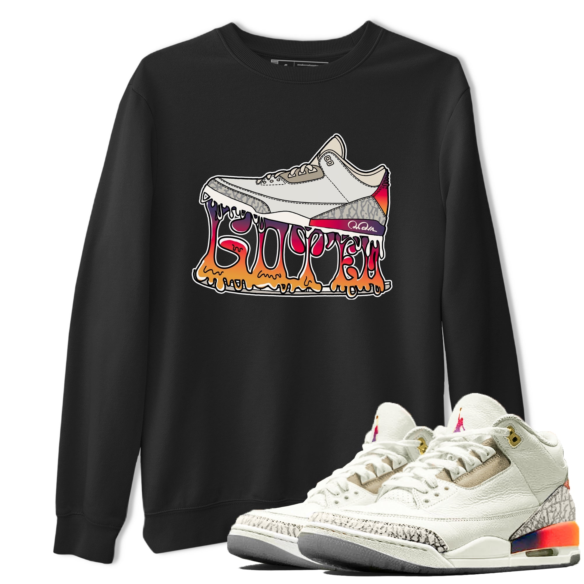 Shoe Stuck snkmatch Tee - Air Jordan 3 J Balvin