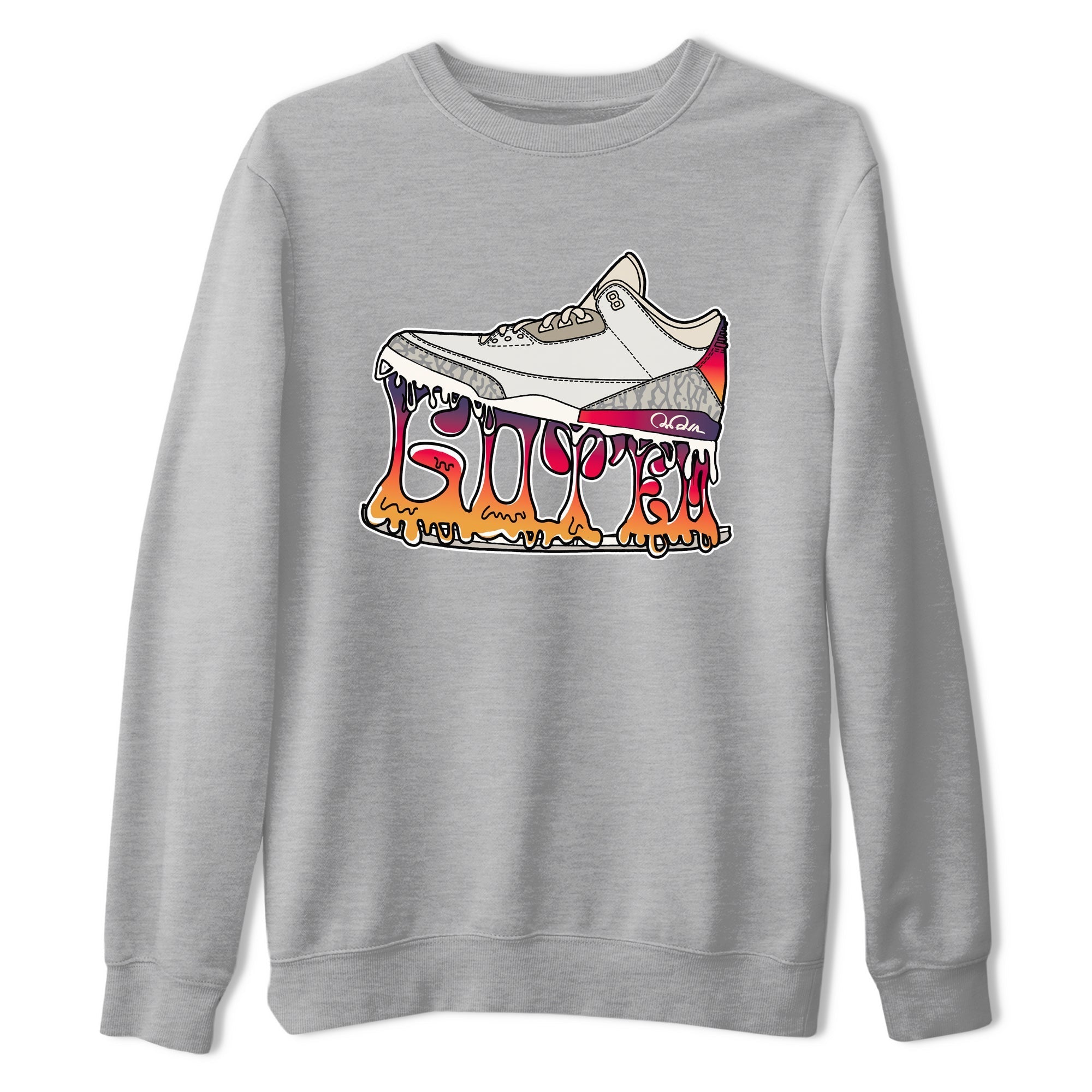 Shoe Stuck snkmatch Tee - Air Jordan 3 J Balvin
