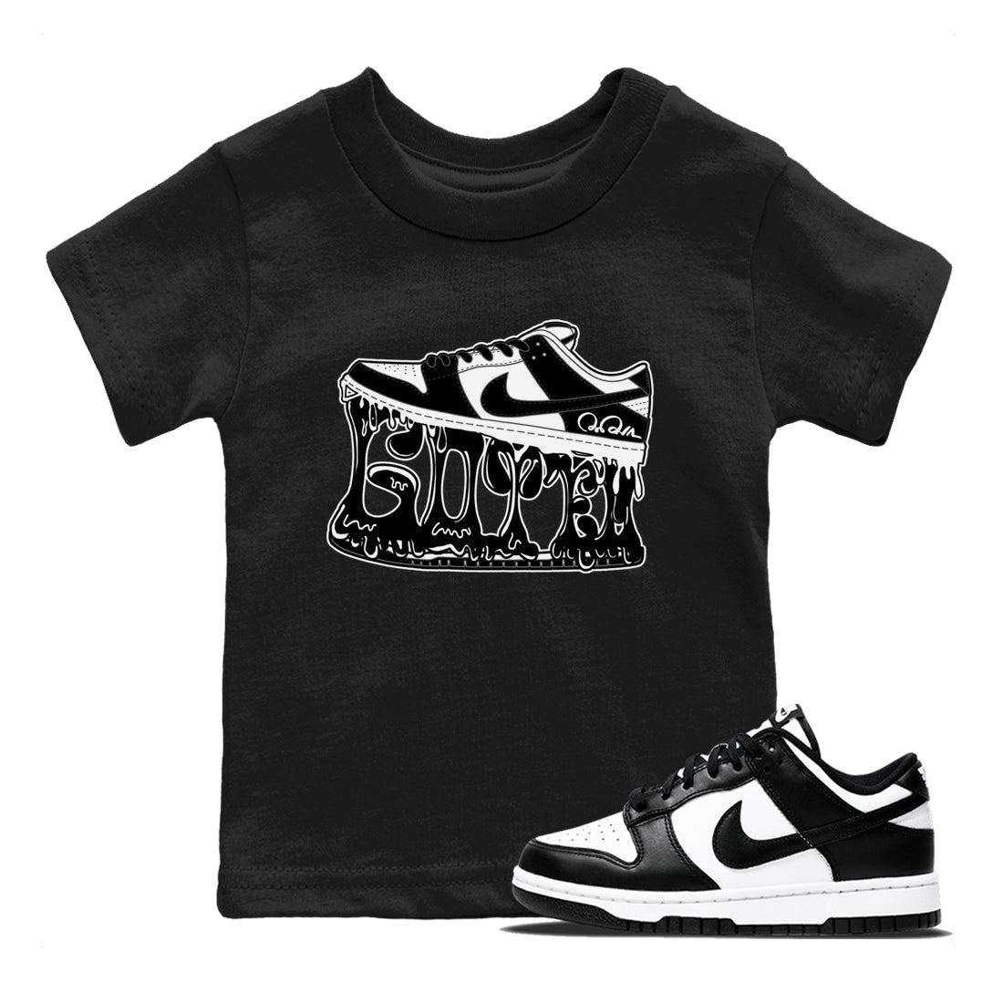 Shoe Stuck snkmatch Tee Kids - Dunk Panda