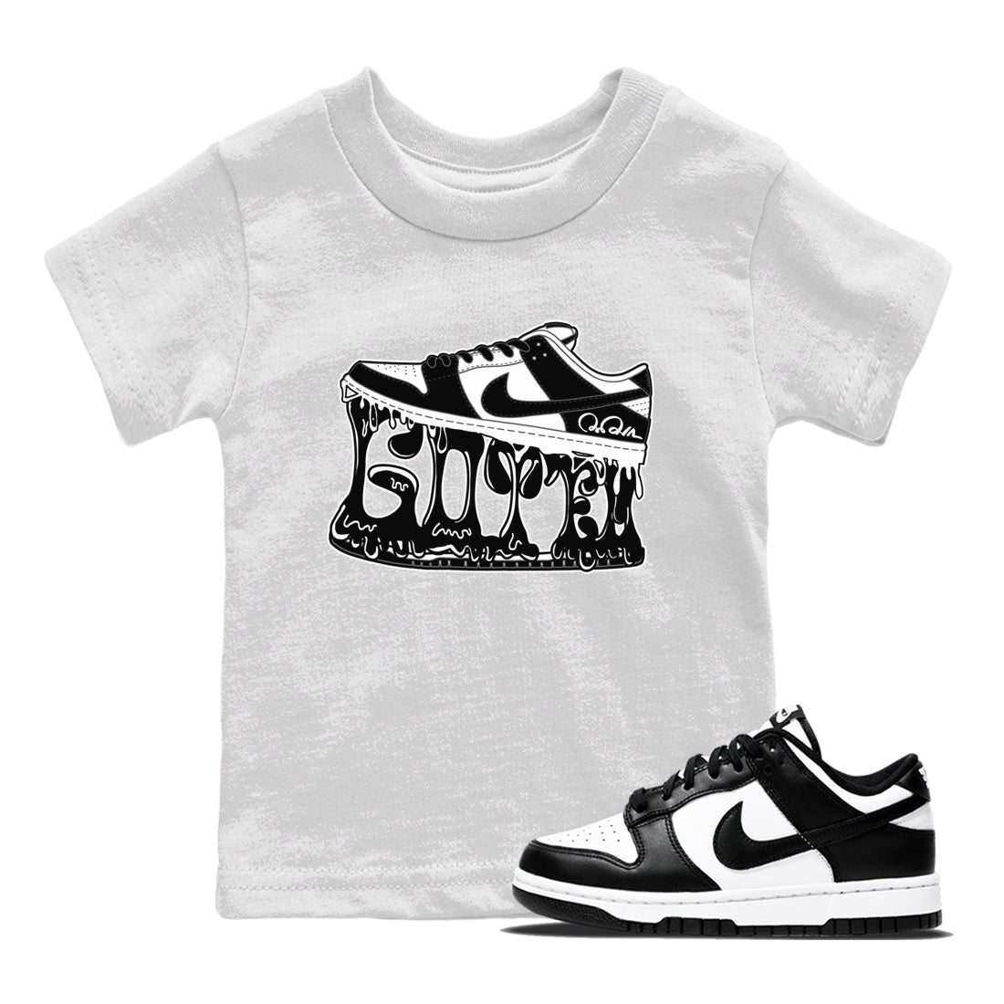 Shoe Stuck snkmatch Tee Kids - Dunk Panda