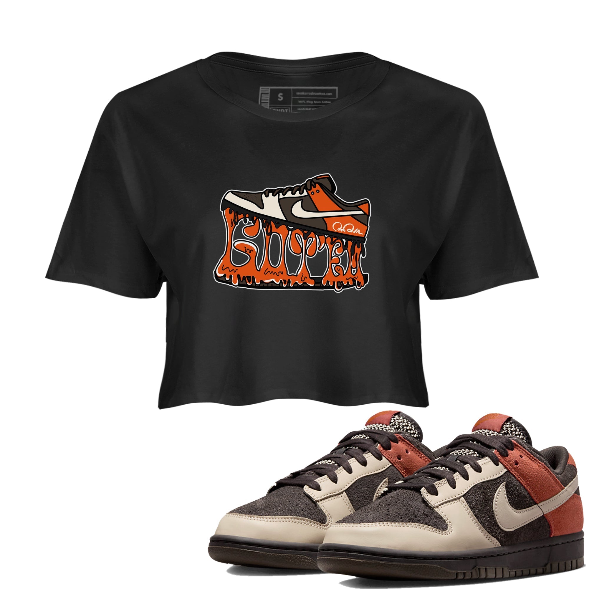 Shoe Stuck snkmatch Women's Top - Dunk Red Panda