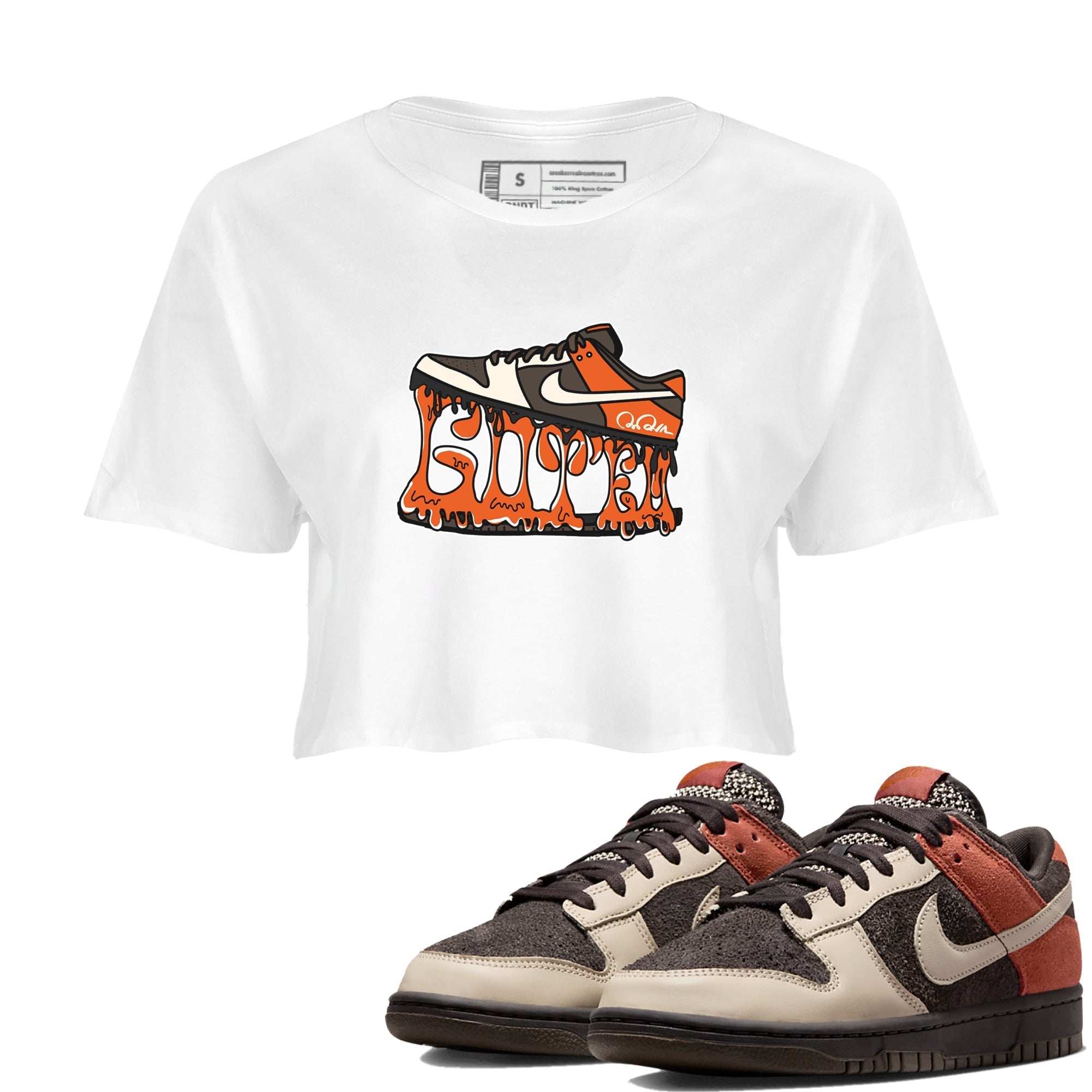 Shoe Stuck snkmatch Women's Top - Dunk Red Panda