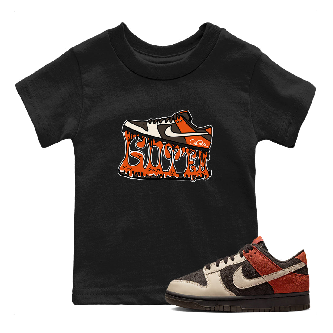 Shoe Stuck snkmatch Tee Kids - Dunk Red Panda