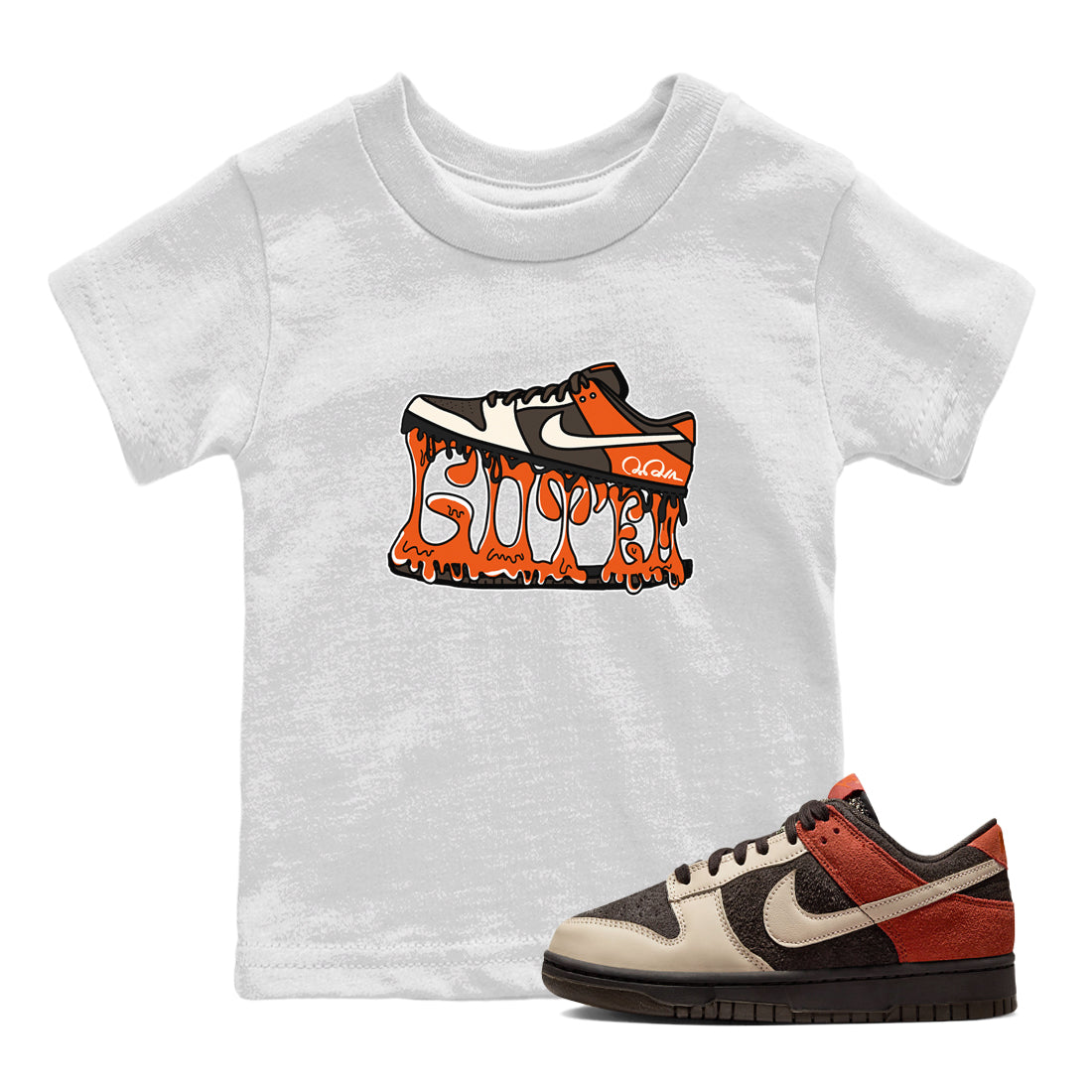 Shoe Stuck snkmatch Tee Kids - Dunk Red Panda