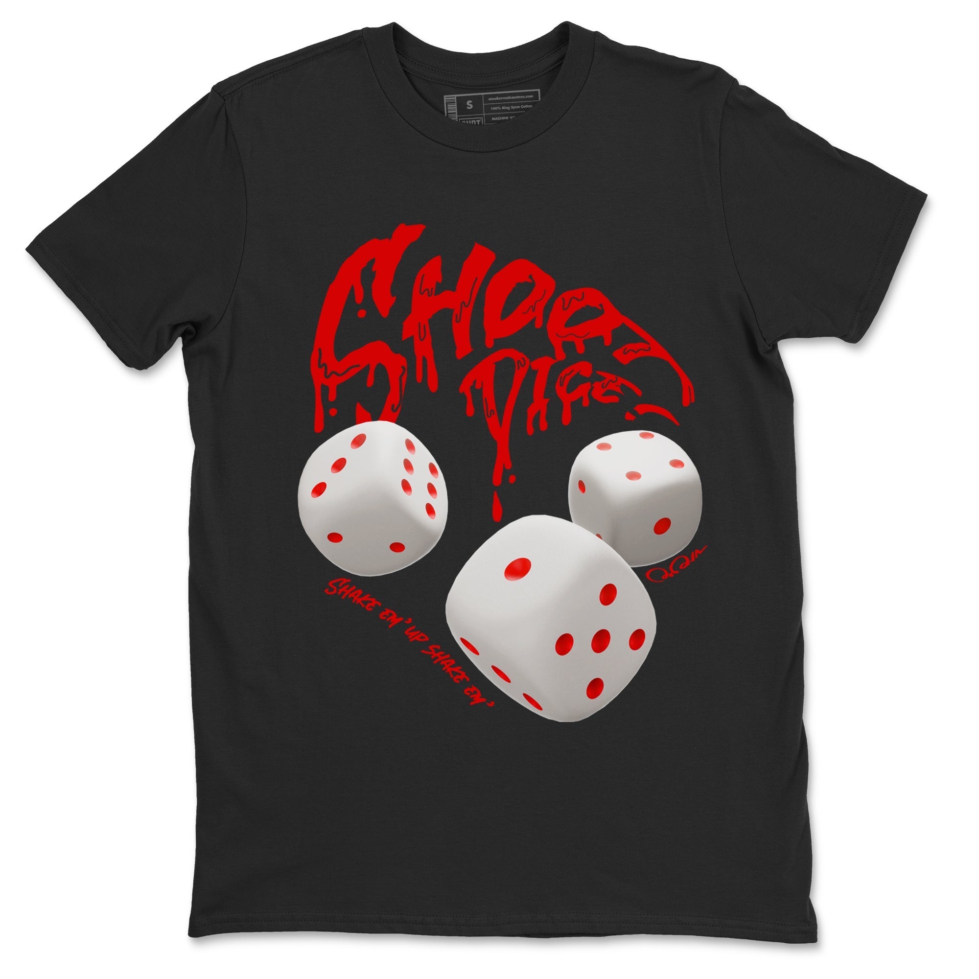 Shoot Dice snkmatch Tee - Air Jordan 1 University Red