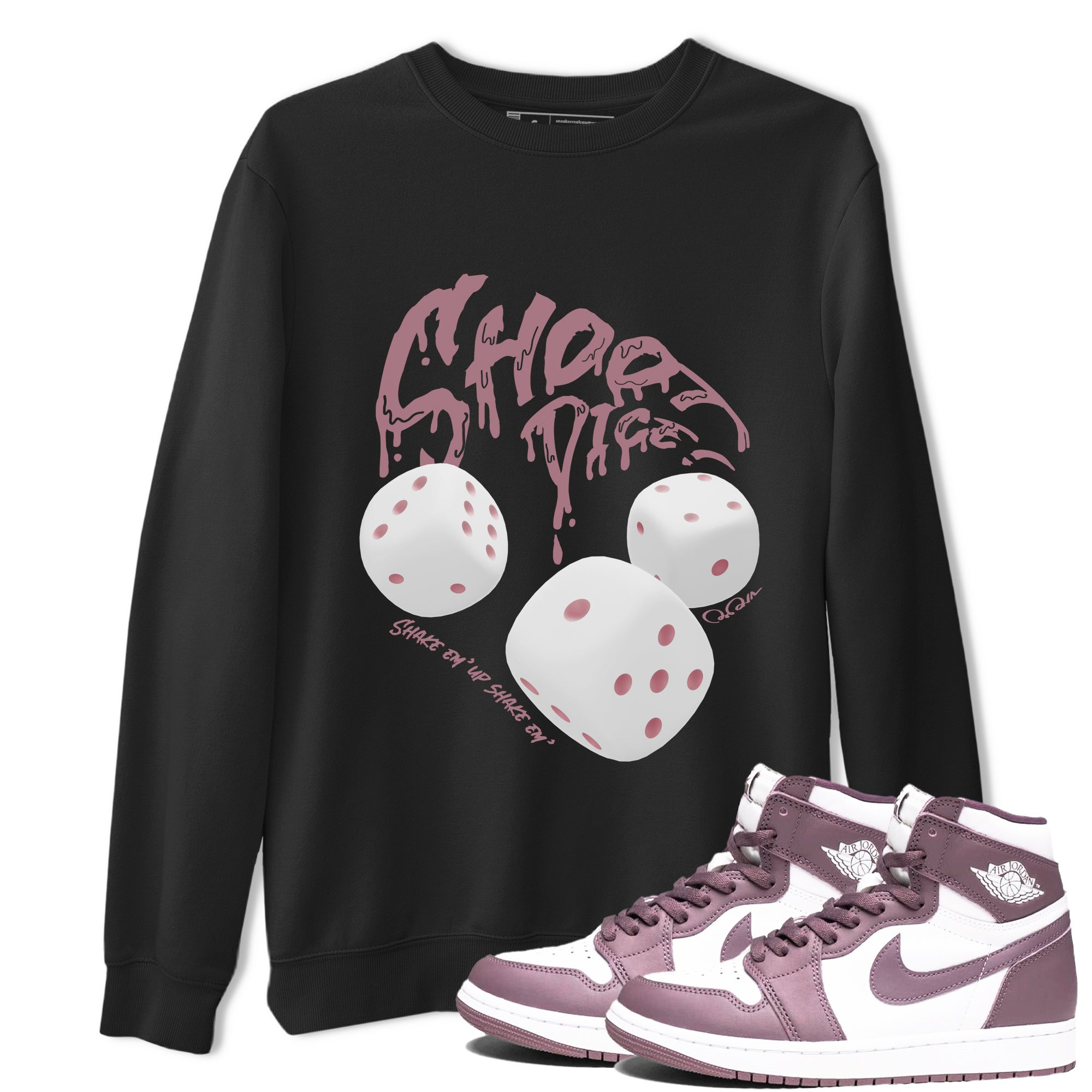Shoot Dice snkmatch Tee - Air Jordan 1 Mauve