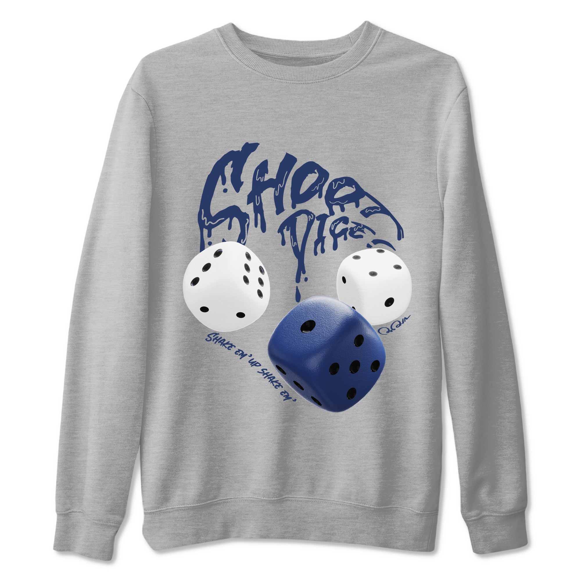 Shoot Dice snkmatch Tees - Air Jordan 1 Midnight Navy