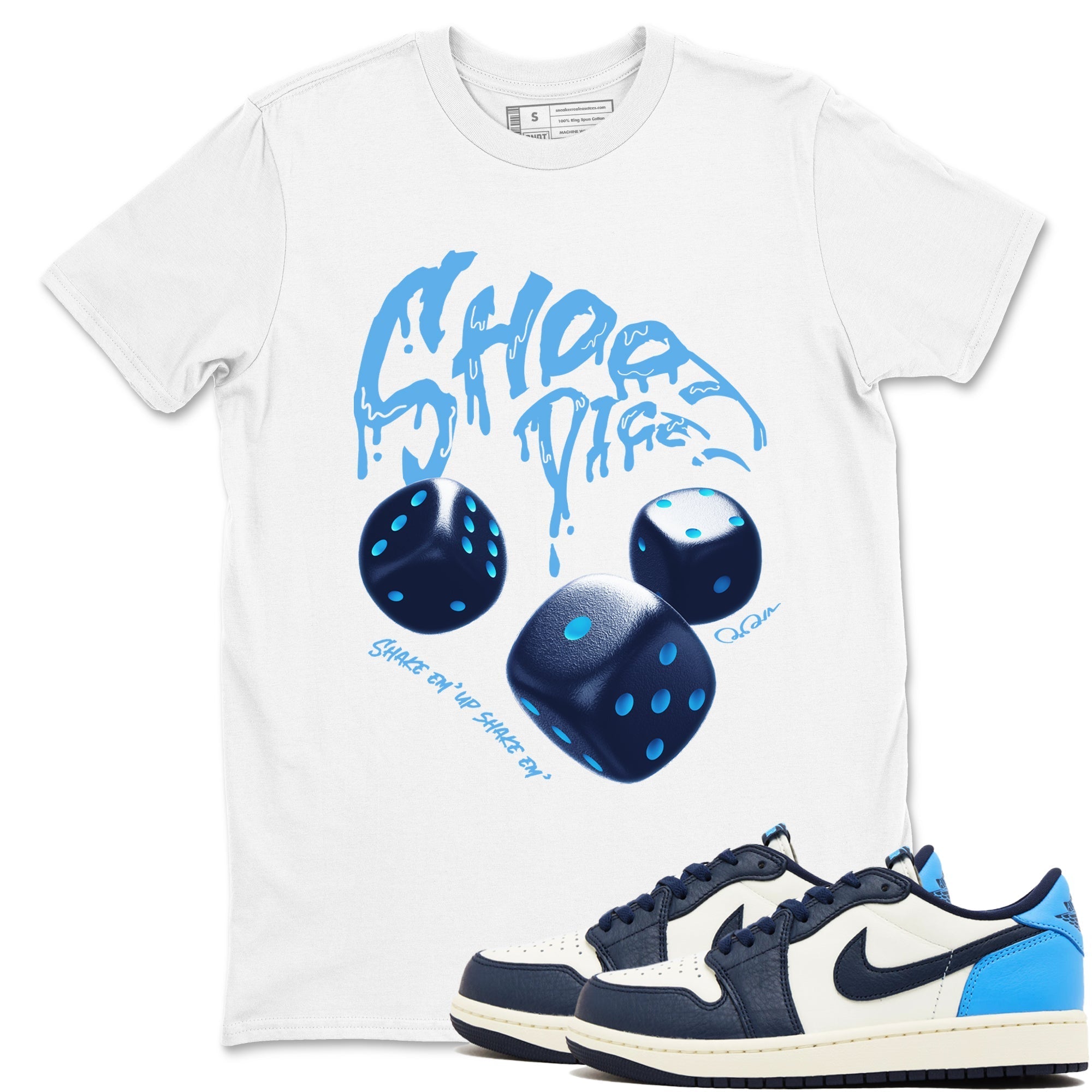 Shoot Dice snkmatch Tees - Air Jordan 1 Obsidian