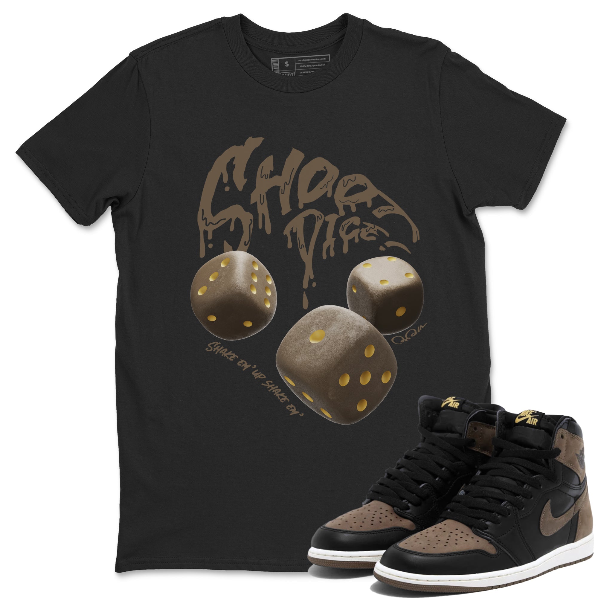 Shoot Dice snkmatch Tee - Air Jordan 1 Palomino