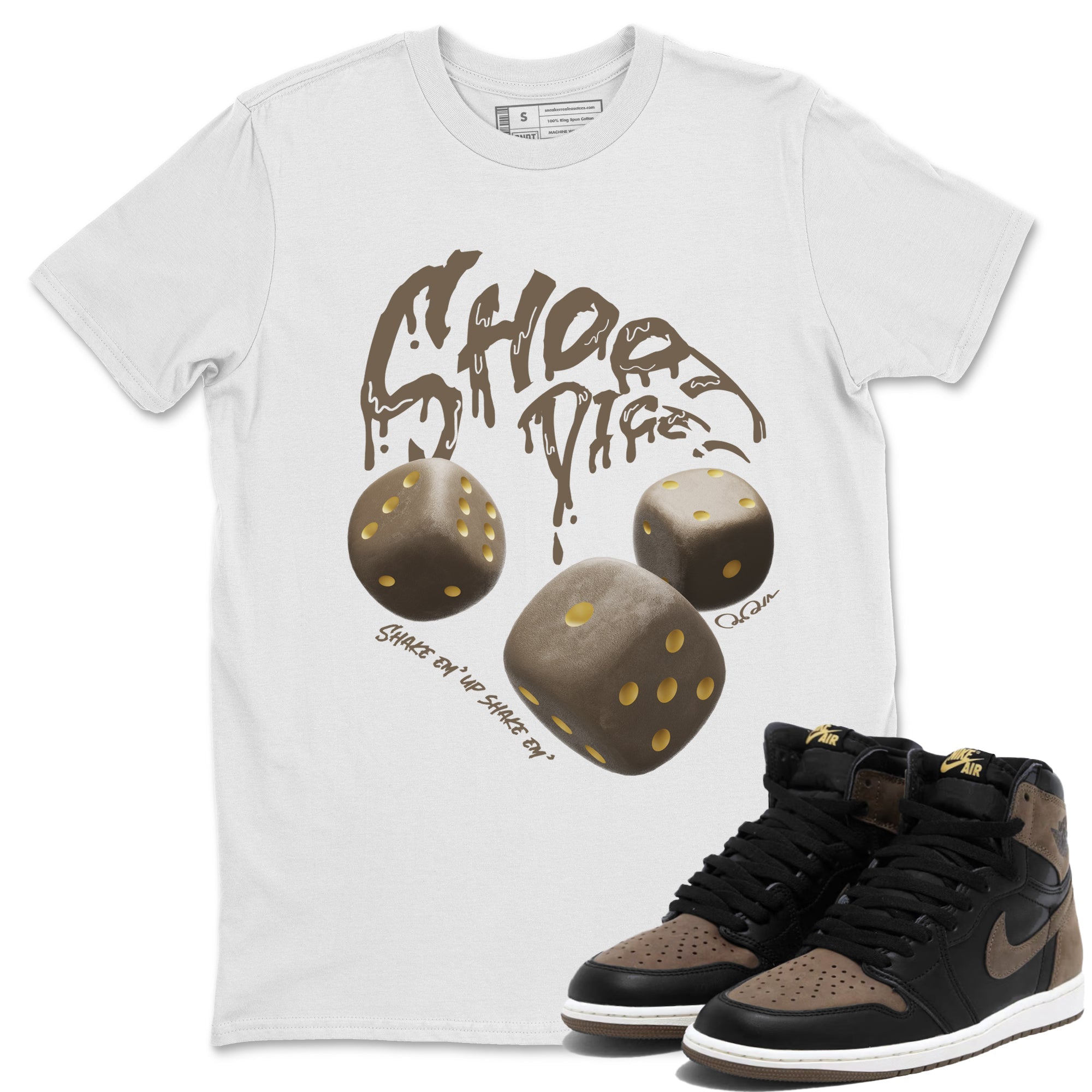 Shoot Dice snkmatch Tee - Air Jordan 1 Palomino