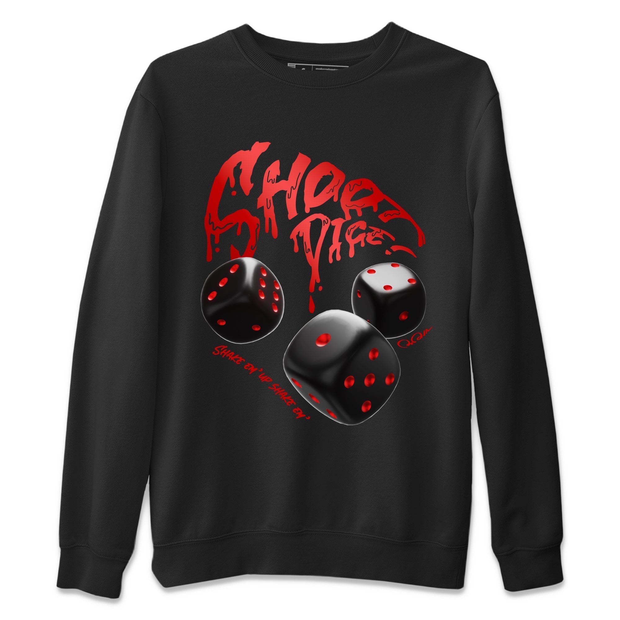 Shoot Dice Unisex Tops - Air Jordan 1 Satin Bred