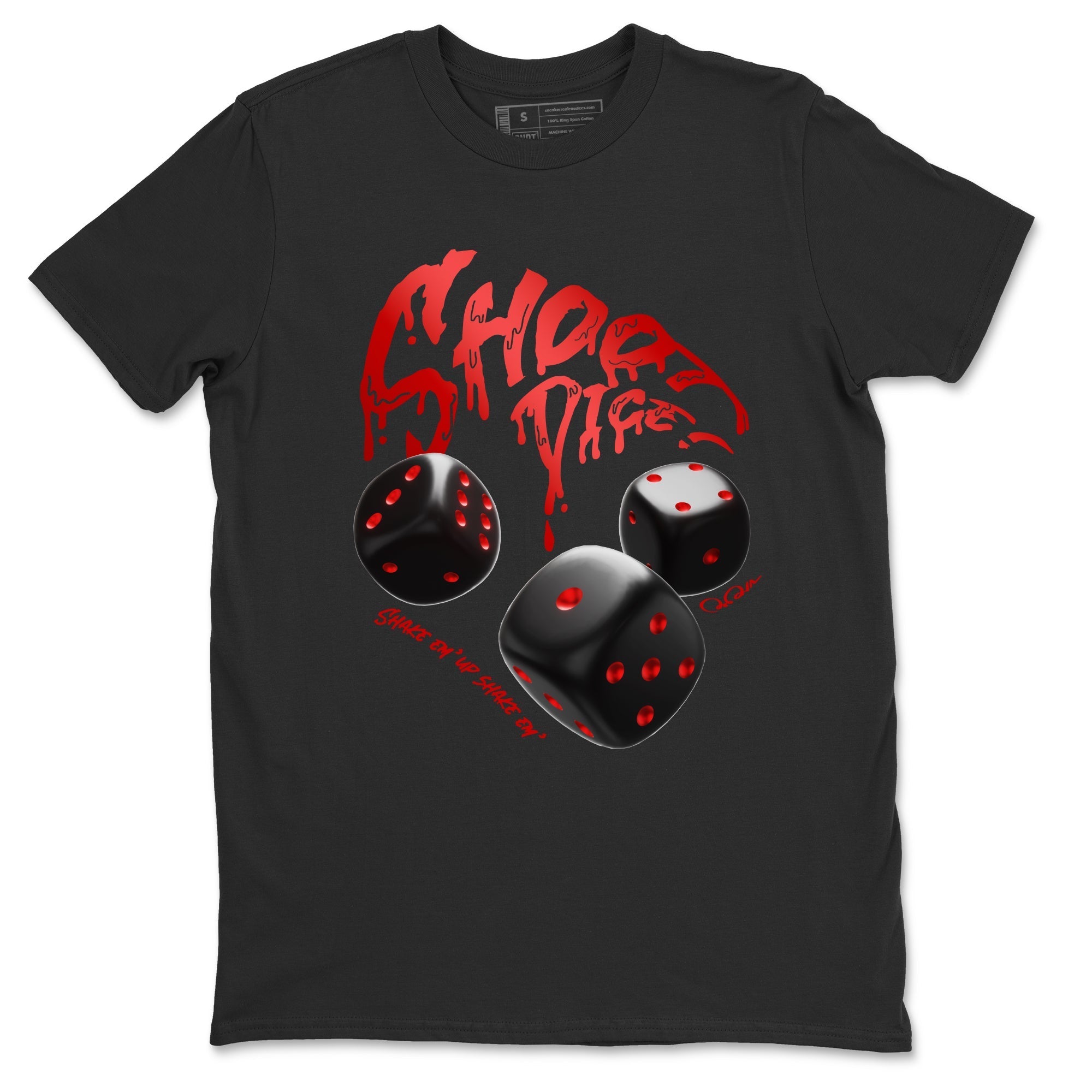 Shoot Dice Unisex Tops - Air Jordan 1 Satin Bred