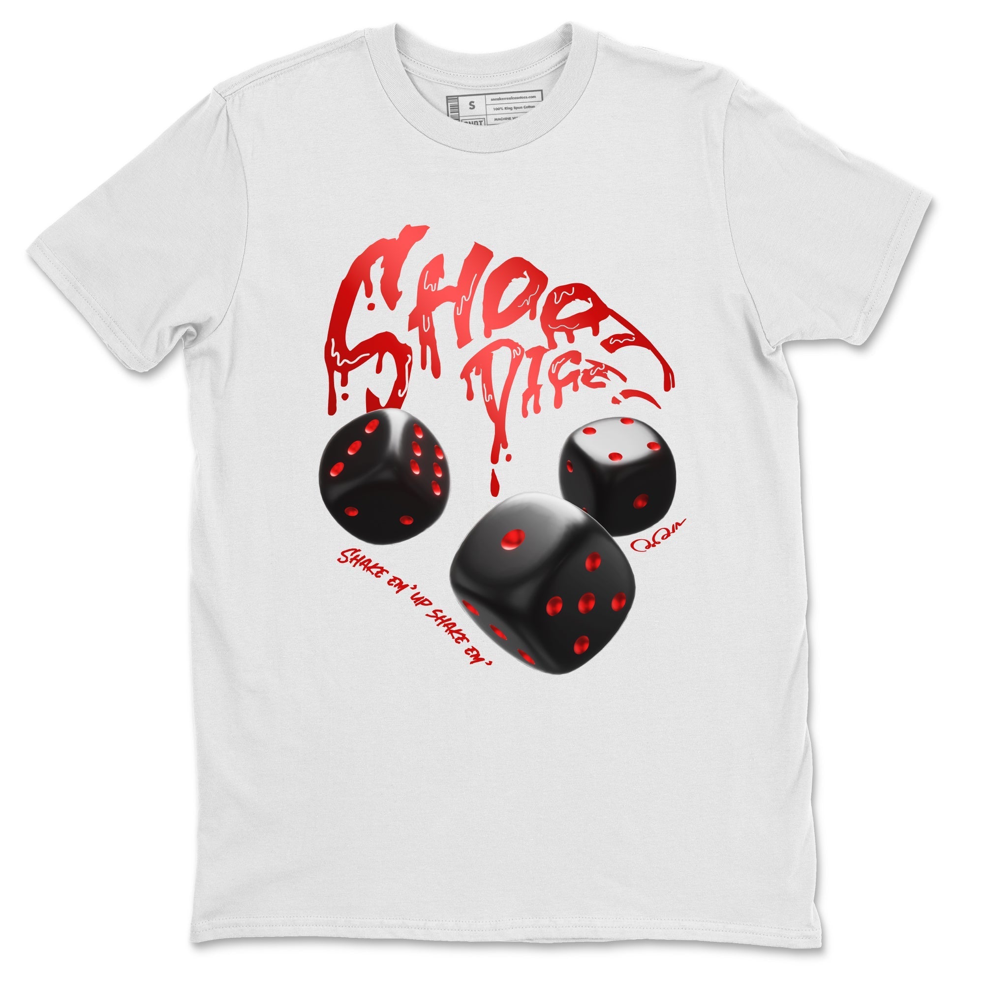 Shoot Dice Unisex Tops - Air Jordan 1 Satin Bred