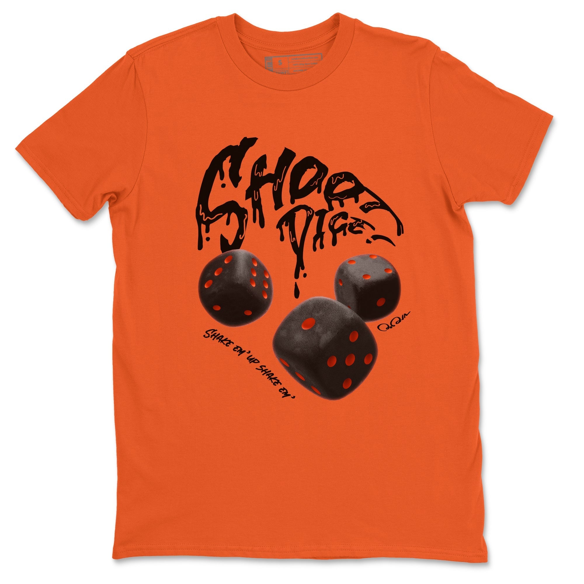Shoot Dice Unisex Tops - Air Jordan 12 Brilliant Orange