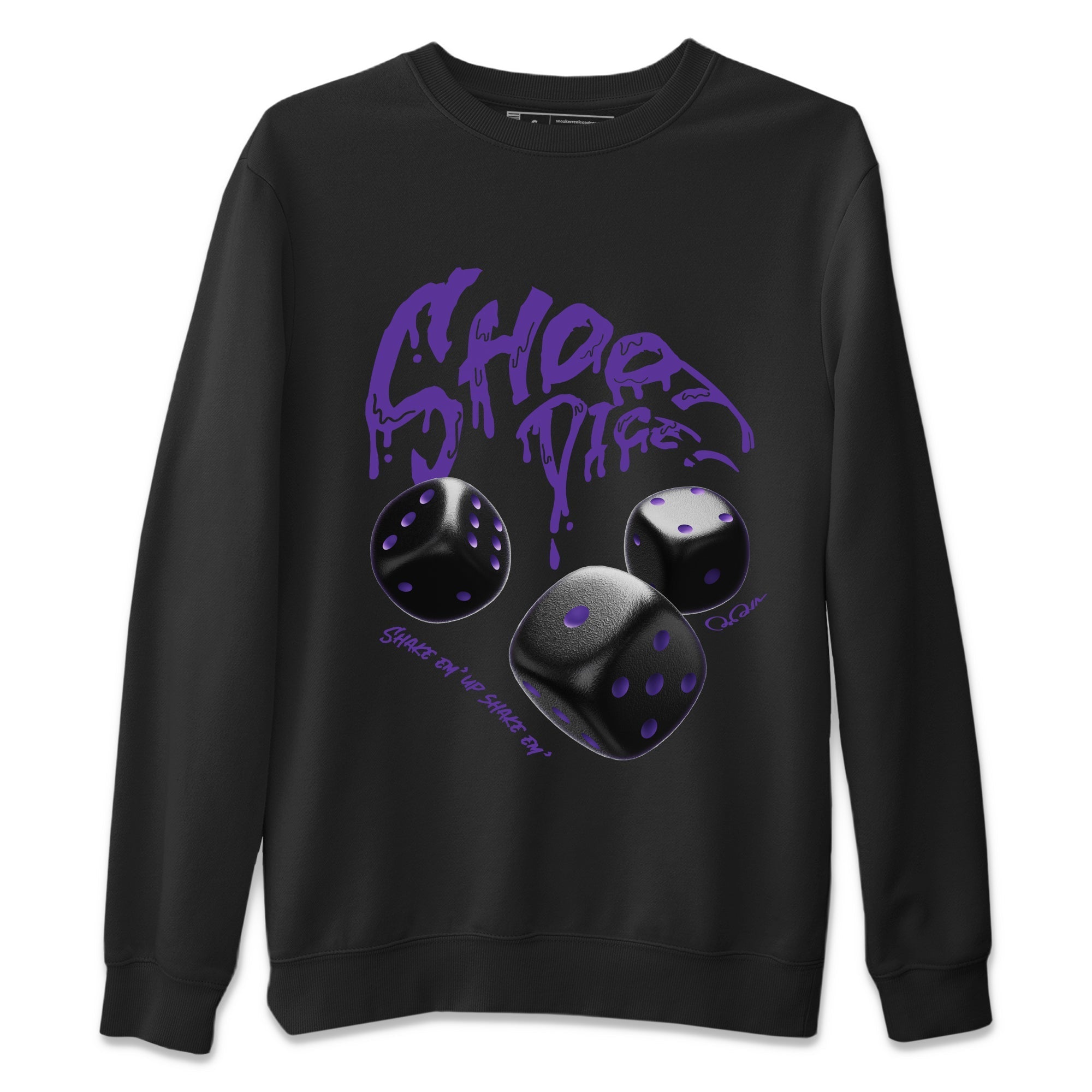 Shoot Dice Unisex Tops - Air Jordan 12 Field Purple