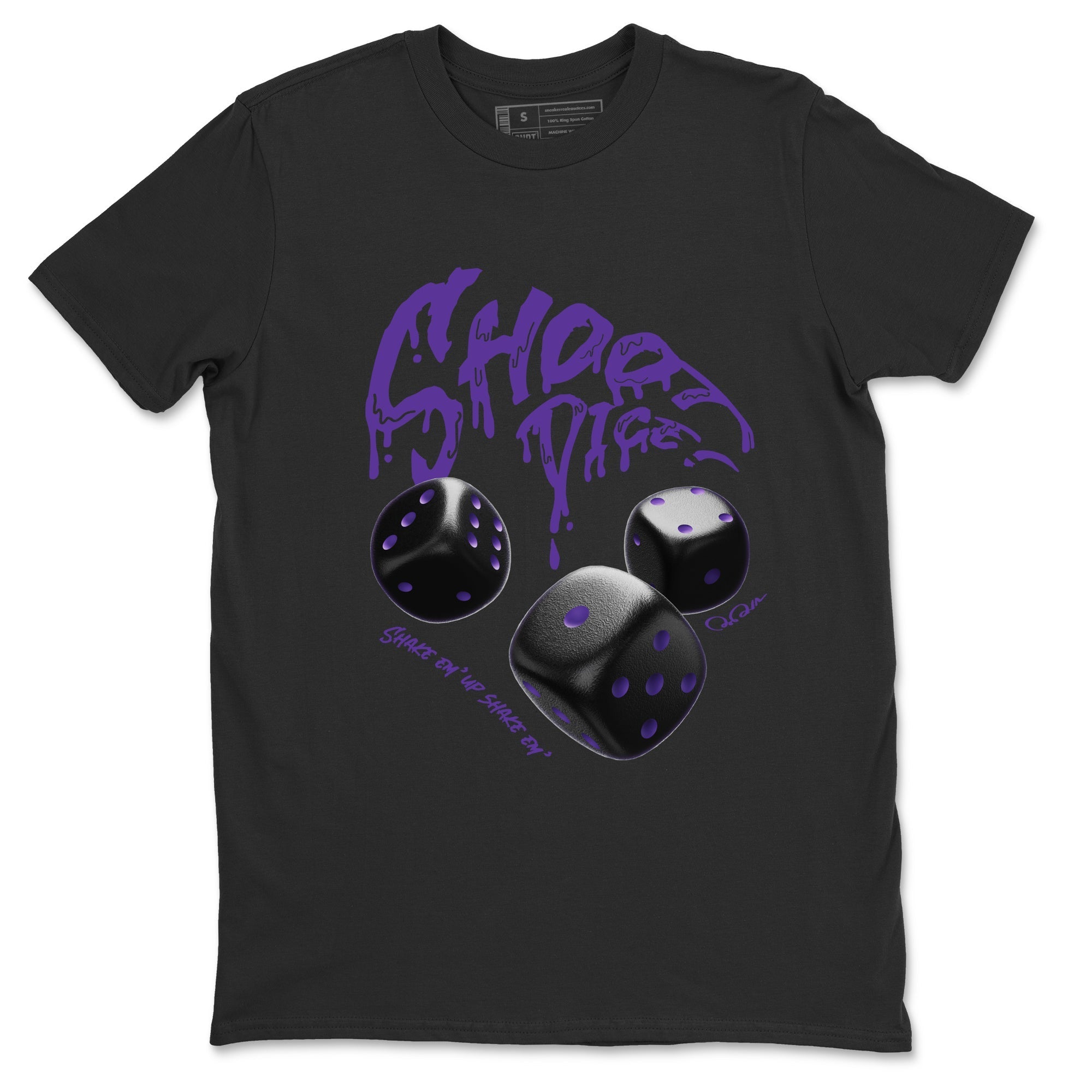 Shoot Dice Unisex Tops - Air Jordan 12 Field Purple