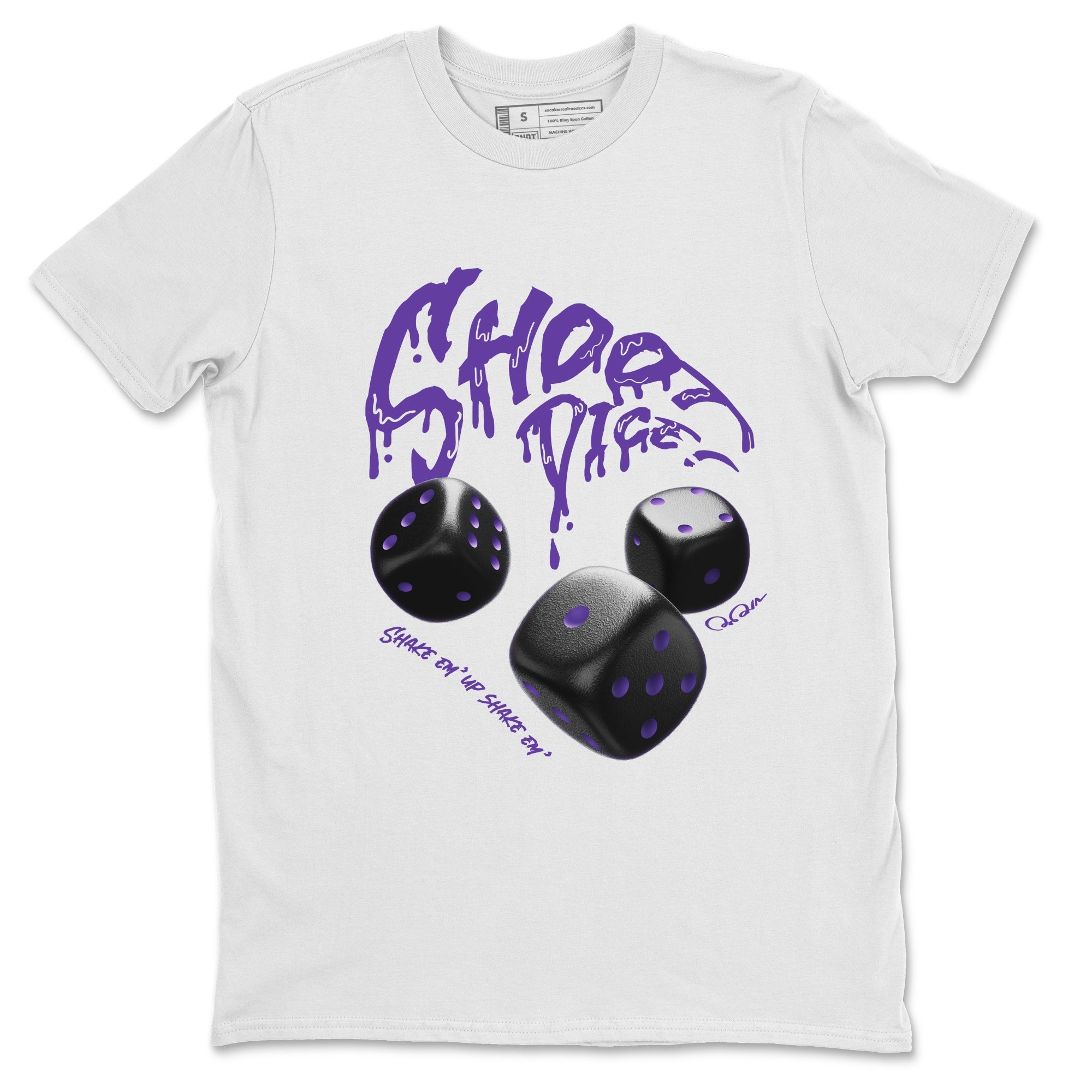 Shoot Dice Unisex Tops - Air Jordan 12 Field Purple