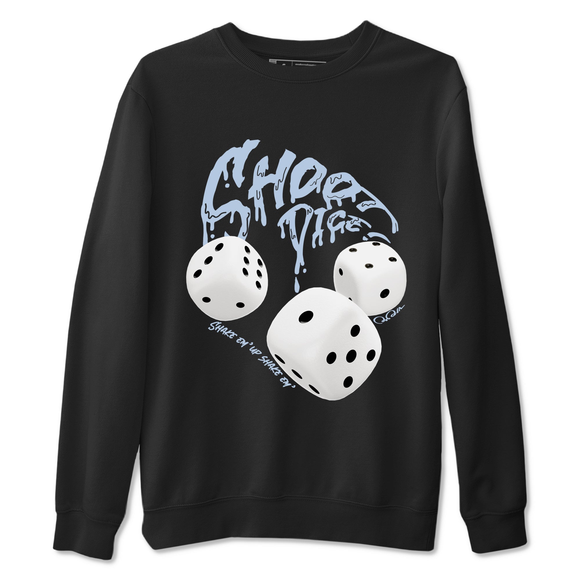 Shoot Dice snkmatch Tees - Air Jordan 13 Blue Grey