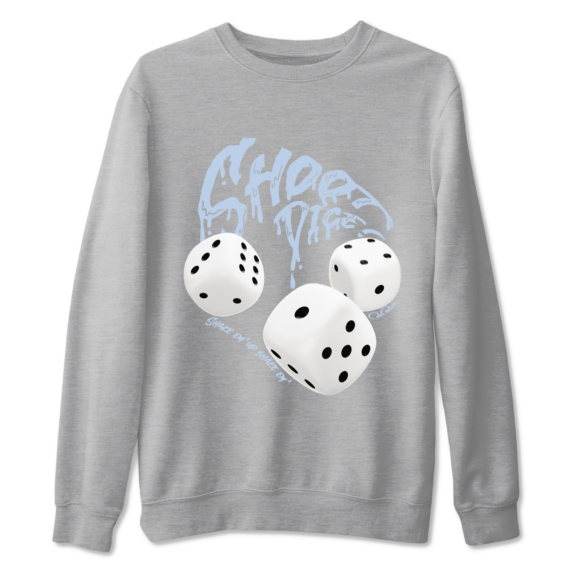 Shoot Dice snkmatch Tees - Air Jordan 13 Blue Grey