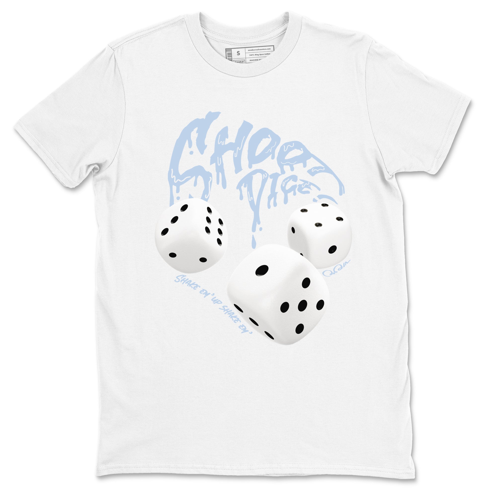 Shoot Dice snkmatch Tees - Air Jordan 13 Blue Grey